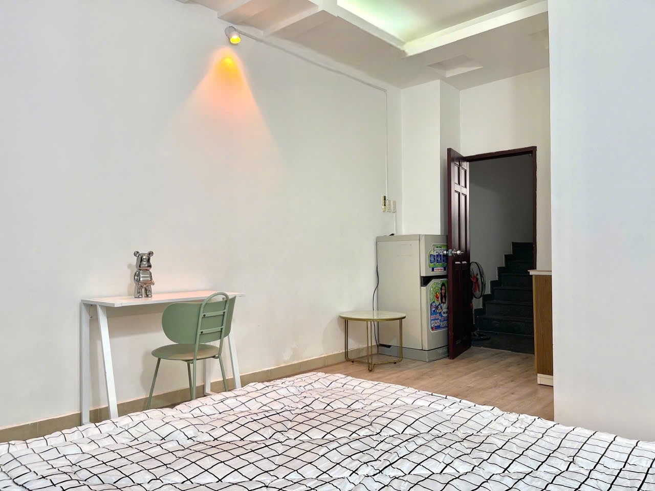 Phòng trọ Studio 25m2 tại Bhome Nguyễn Hữu Cảnh - Bình Thạnh - Phòng ngủ