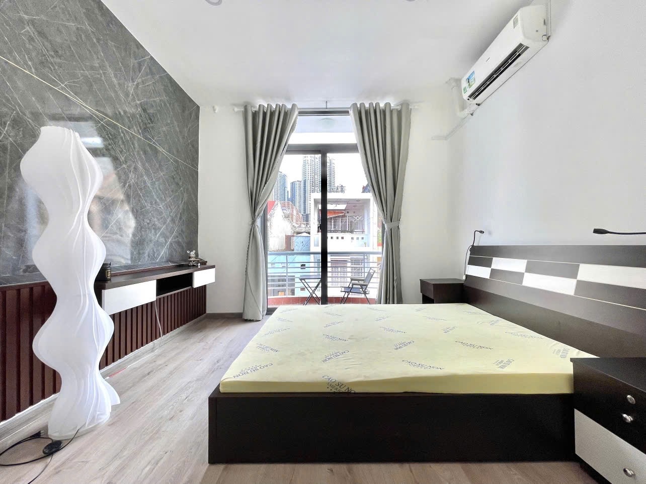 Phòng trọ 2 Phòng ngủ 40m2 tại Bhome Nguyễn Hữu Cảnh - Bình Thạnh - Phòng ngủ