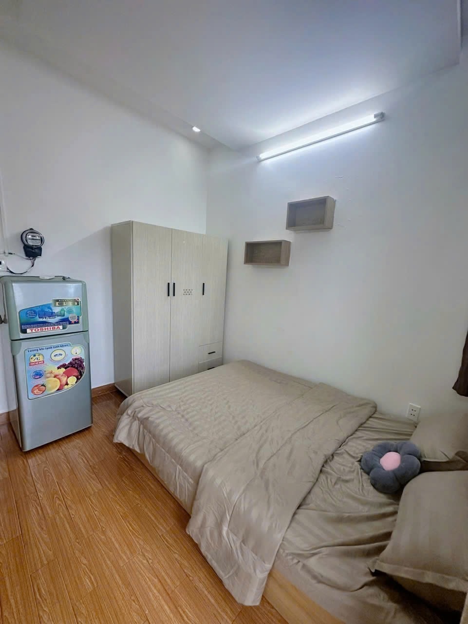 Phòng trọ Studio 25m2 tại AT Room Đường số 6 - Gò Vấp - Phòng ngủ