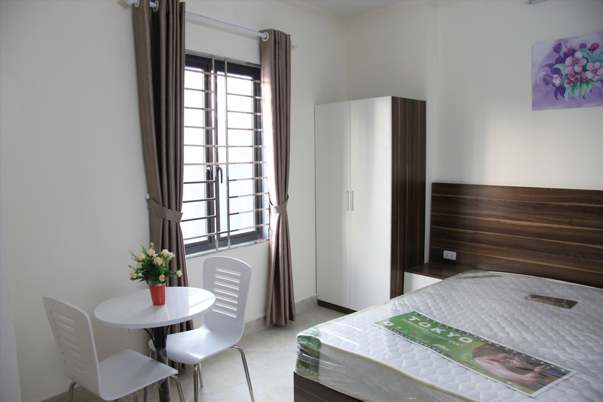 Phòng trọ Studio 25m2 tại Friends Team Mễ Trì Hạ - Nam Từ Liêm - Phòng ngủ