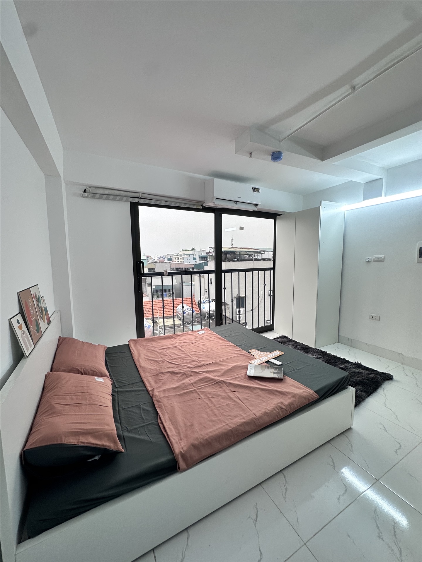 Phòng trọ Studio 20m2 tại DreamHouse Mỹ Đình - Nam Từ Liêm - Phòng ngủ