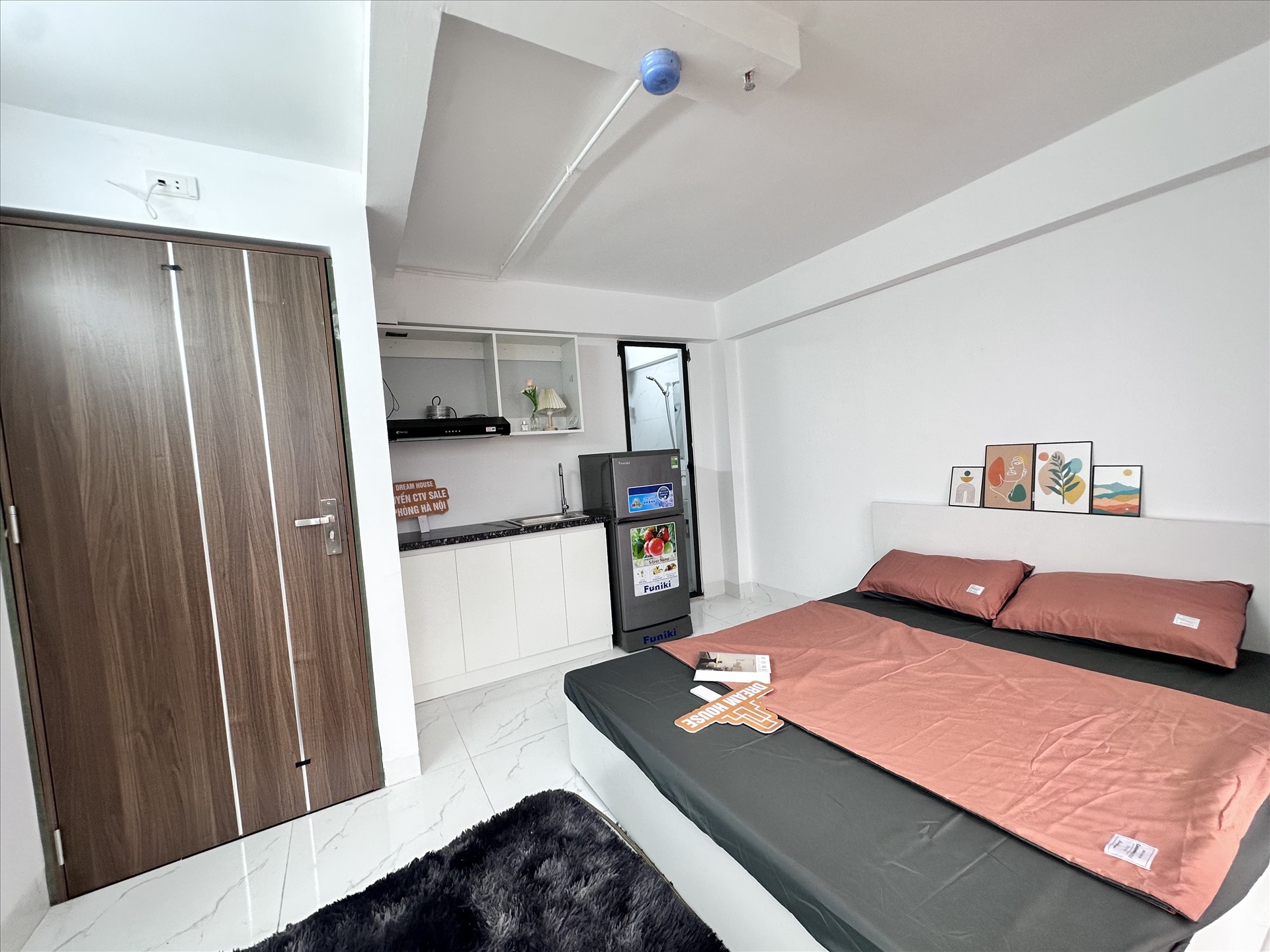 Phòng trọ Studio 20m2 tại DreamHouse Mỹ Đình - Nam Từ Liêm - Phòng bếp