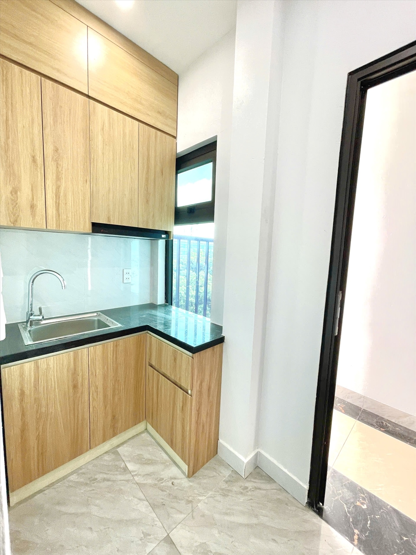 Phòng trọ Studio 25m2 tại LM Land 2 Trịnh Văn Bô - Nam Từ Liêm - Phòng bếp