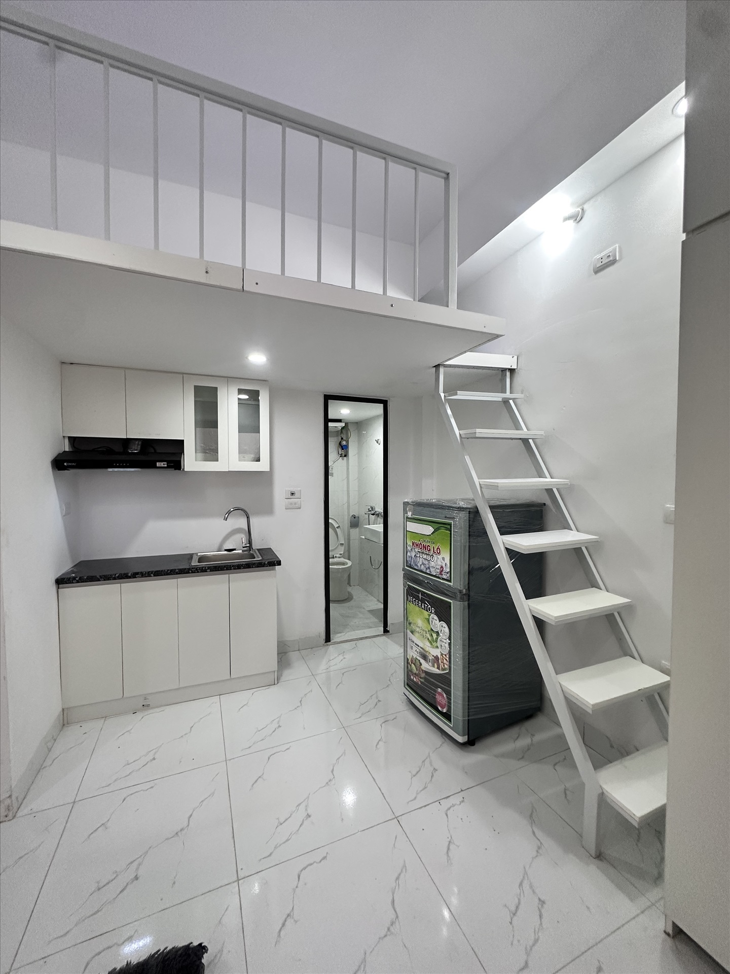Phòng trọ Duplex 20m2 tại DreamHouse Mỹ Đình - Nam Từ Liêm - Phòng bếp
