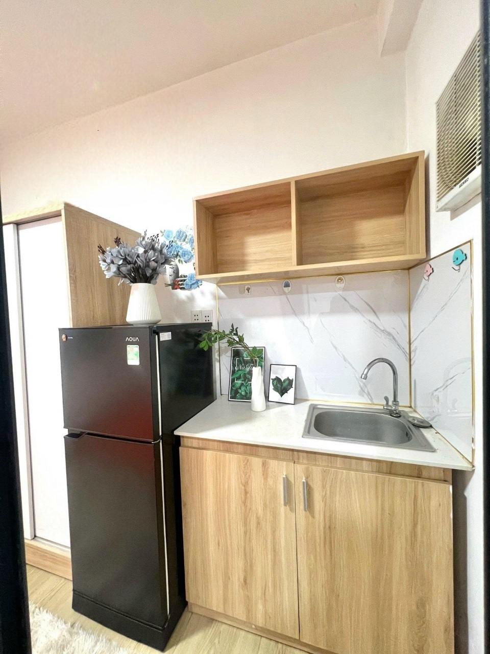 Phòng trọ Studio 20m2 tại LT Home Cách Mạng Tháng Tám - Quận 10 - Phòng ngủ