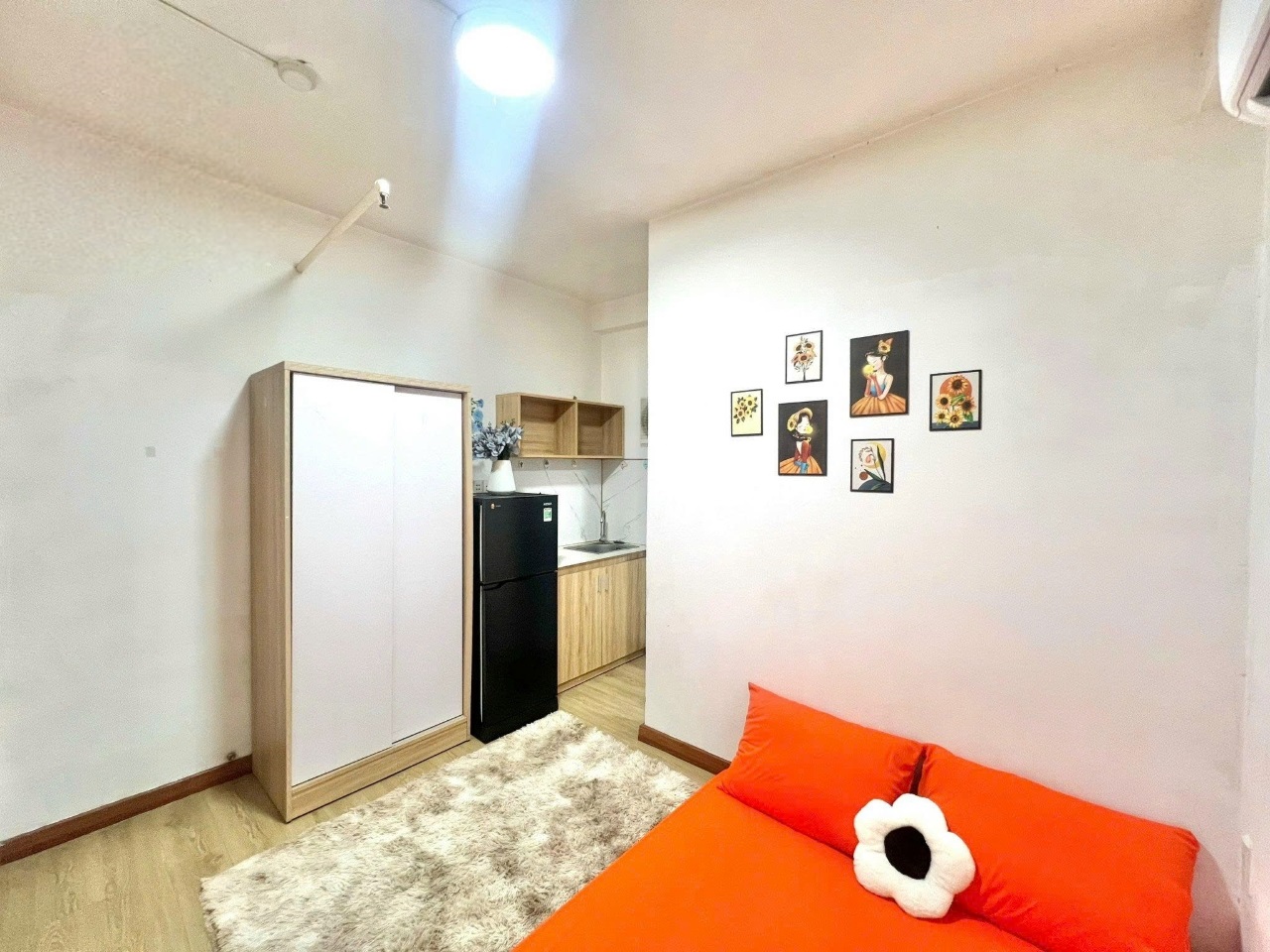Phòng trọ Studio 20m2 tại LT Home Cách Mạng Tháng Tám - Quận 10 - Phòng ngủ