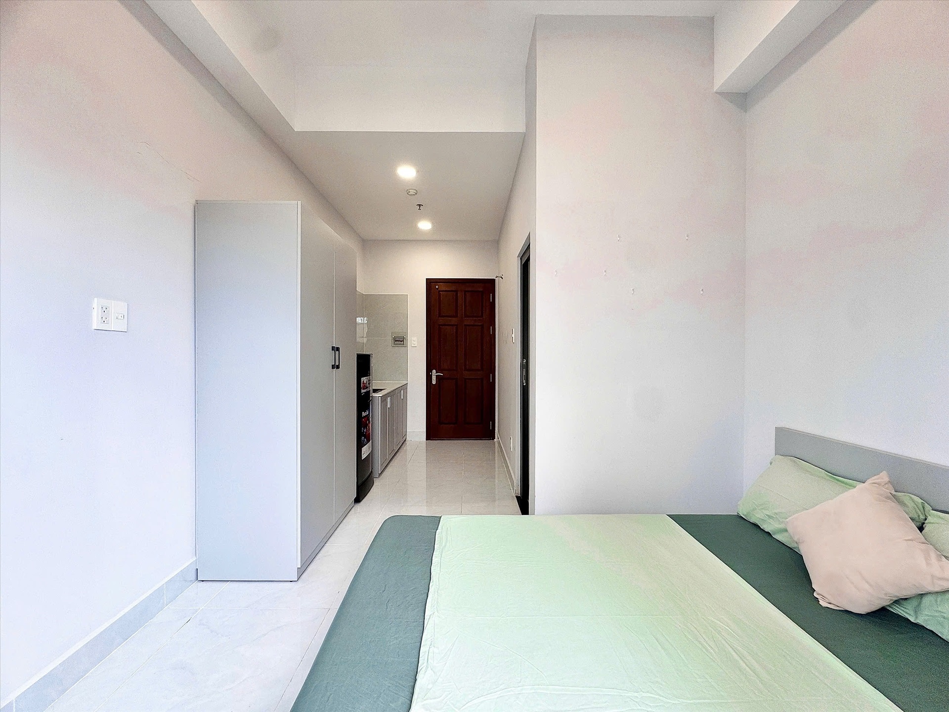 Phòng trọ Studio 20m2 tại MH Home Cộng Hòa - Tân Bình - Phòng ngủ