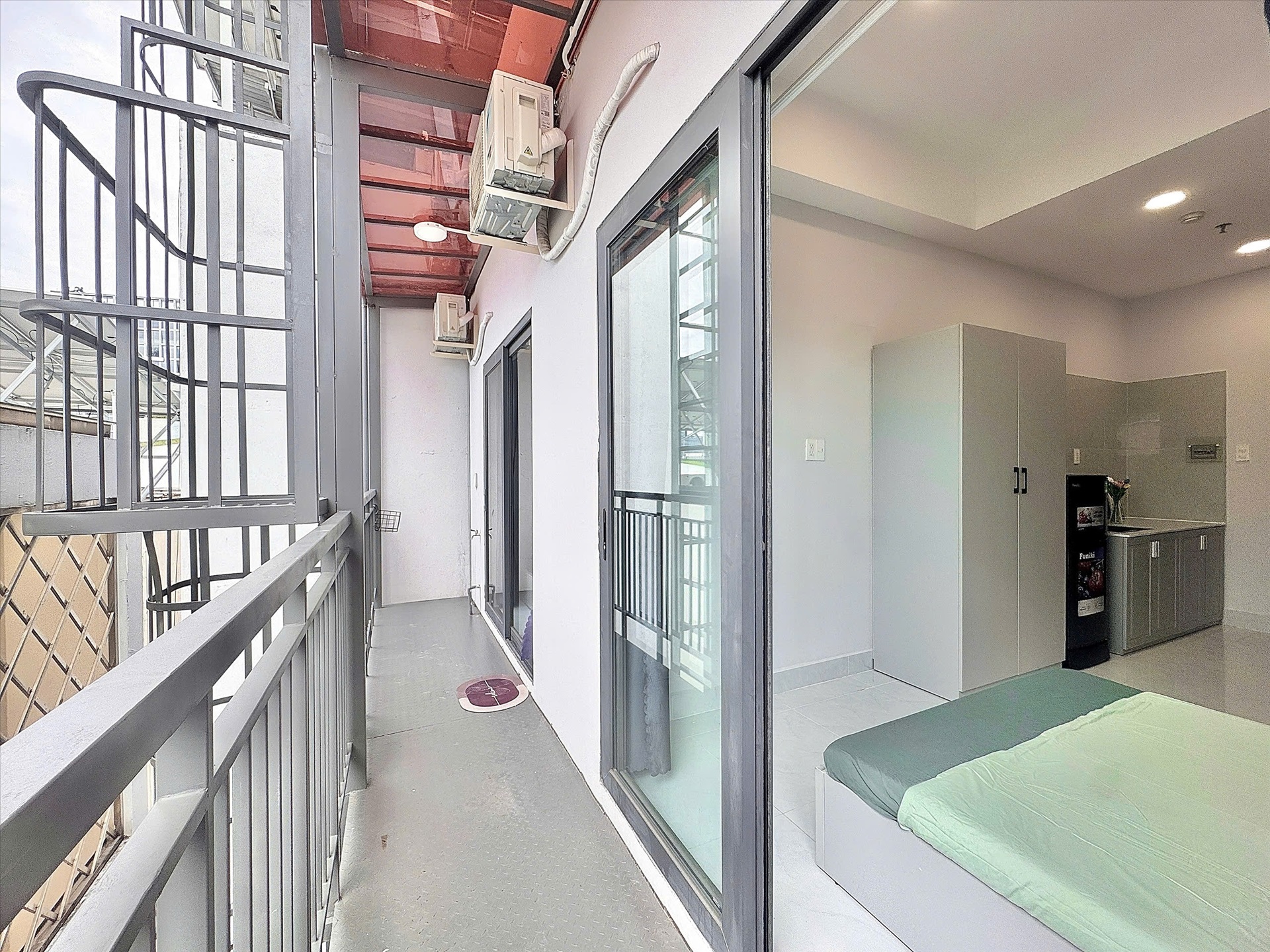Phòng trọ Studio 20m2 tại MH Home Cộng Hòa - Tân Bình - Phòng ngủ