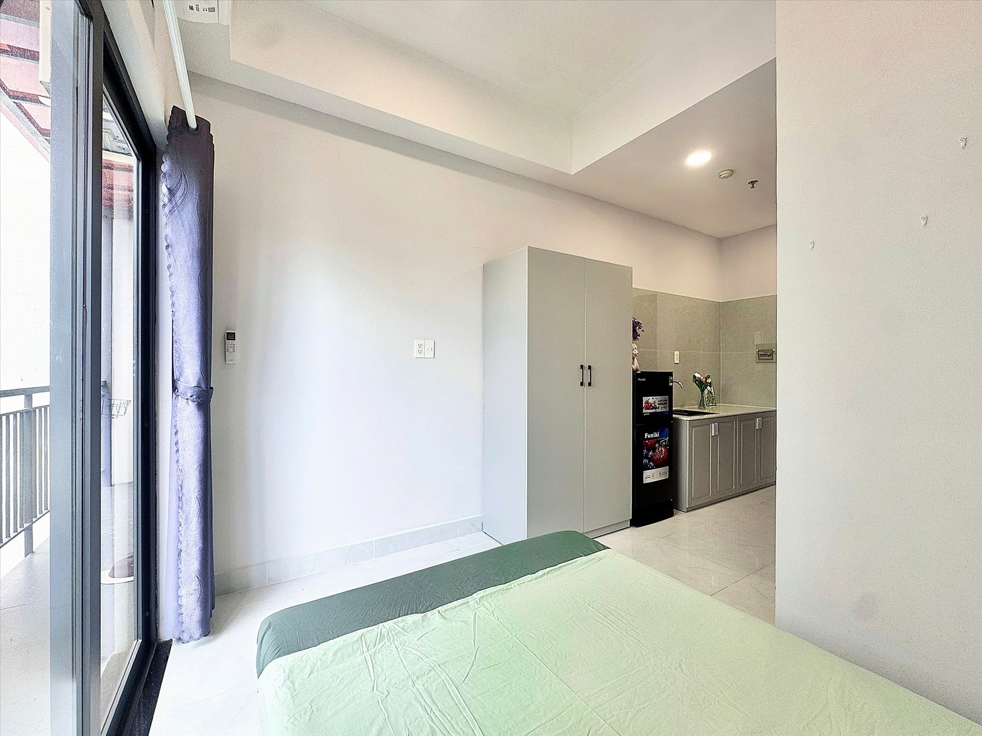 Phòng trọ Studio 20m2 tại MH Home Cộng Hòa - Tân Bình - Phòng ngủ