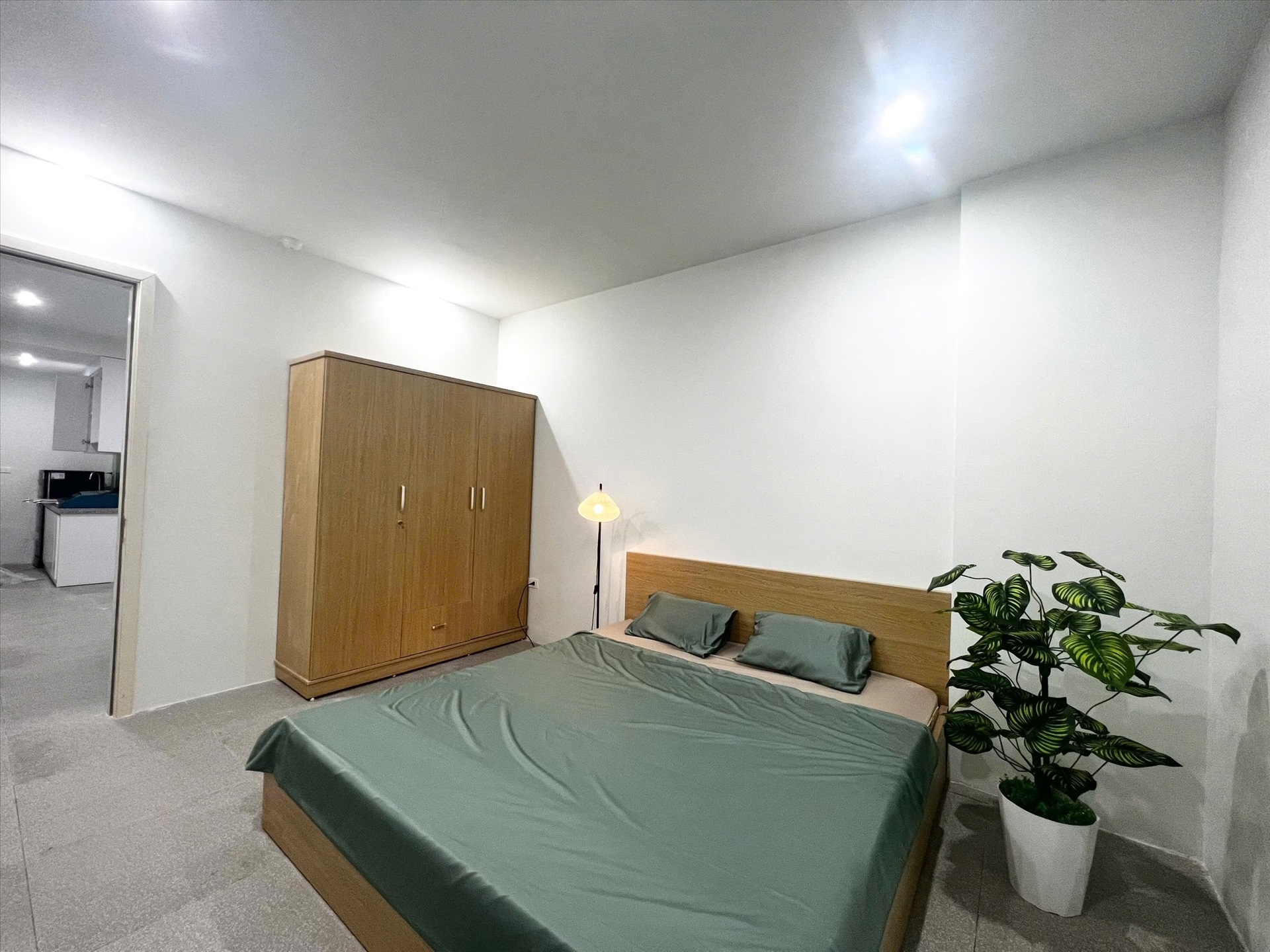 Phòng trọ 1 Phòng ngủ 39m2 tại CTC Home Hoàng Cầu - Đống Đa - Phòng ngủ