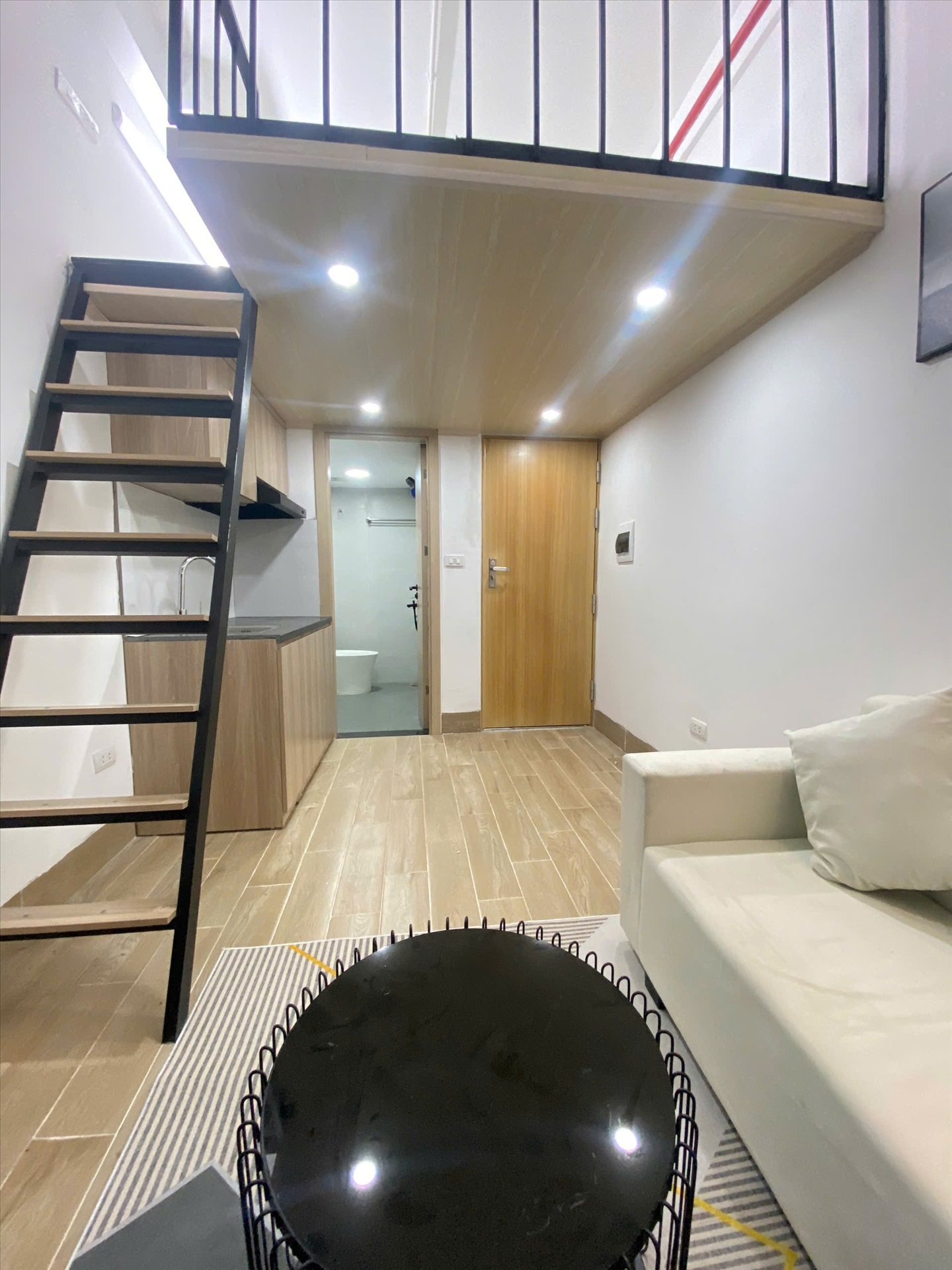 Phòng trọ Duplex 25m2 tại CTC Home Khương Đình - Thanh Xuân - Phòng khách
