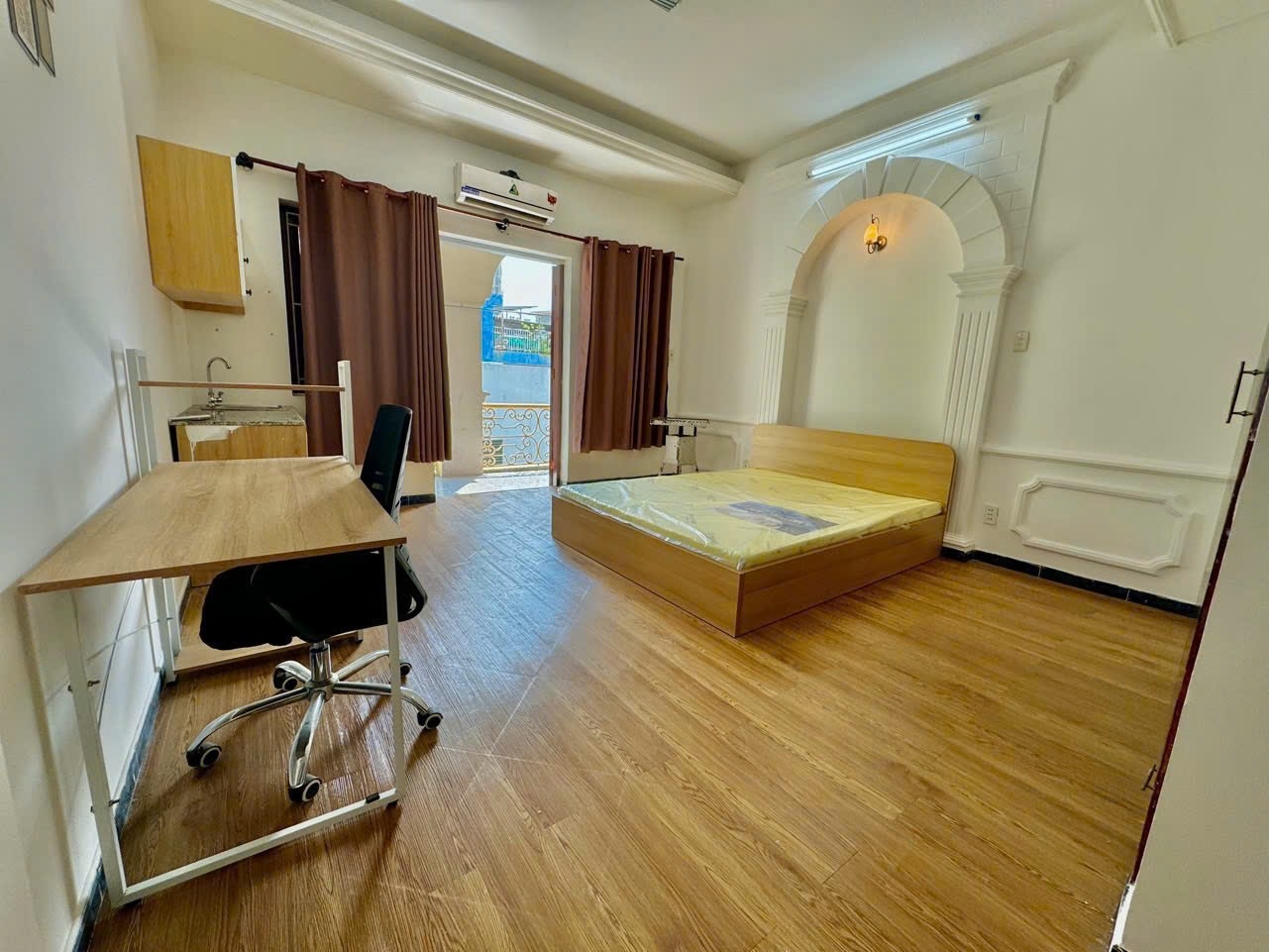 Phòng trọ Studio 35m2 tại NL Home Nguyễn Trọng Tuyển - Tân Bình - Phòng khách