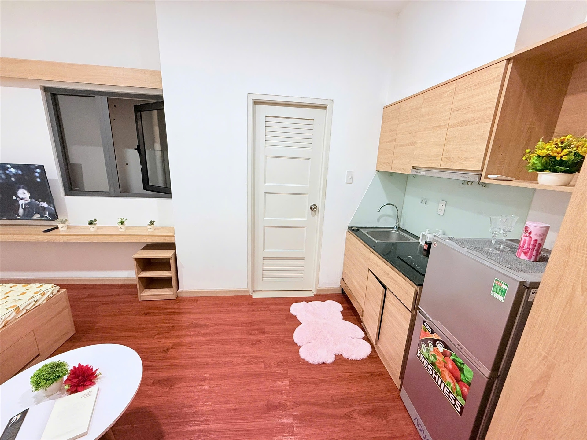 Phòng trọ Studio 20m2 tại NT Home Phú Mỹ - Bình Thạnh - Phòng ngủ