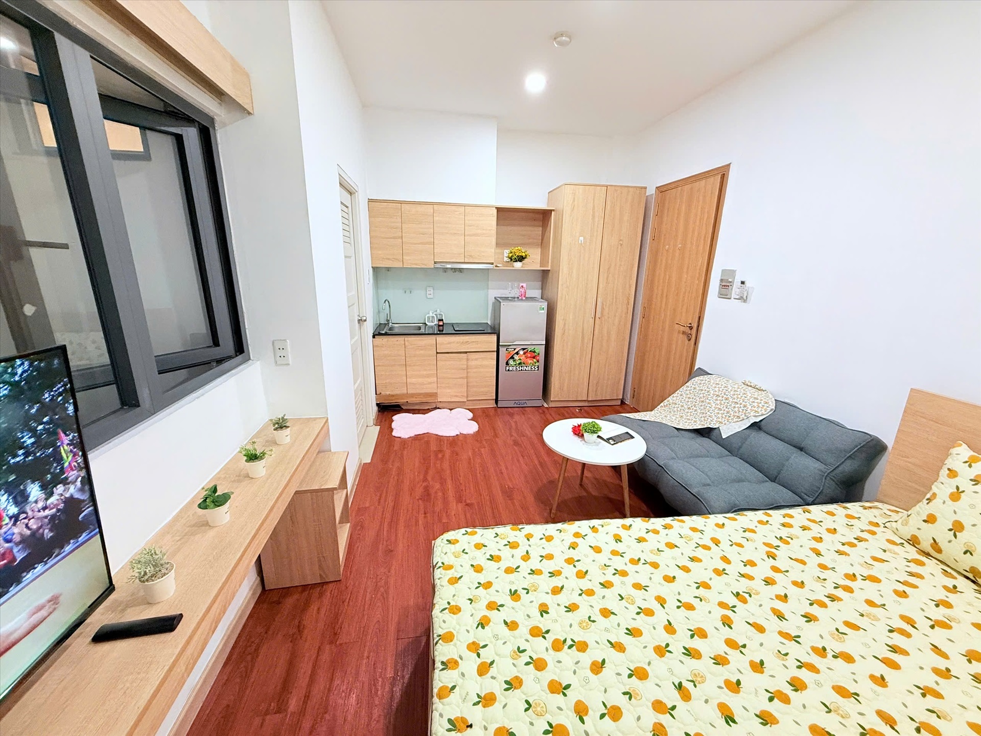 Phòng trọ Studio 20m2 tại NT Home Phú Mỹ - Bình Thạnh - Phòng ngủ