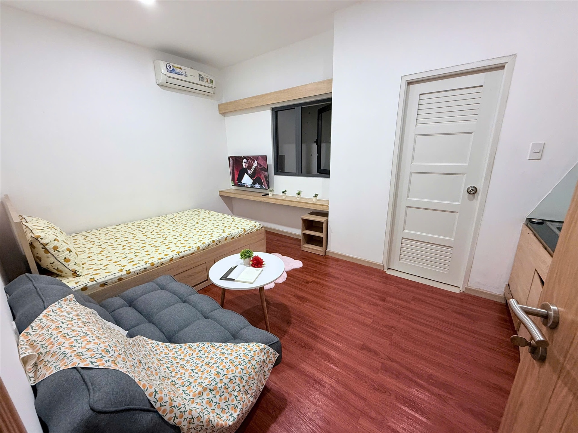 Phòng trọ Studio 20m2 tại NT Home Phú Mỹ - Bình Thạnh - Phòng ngủ