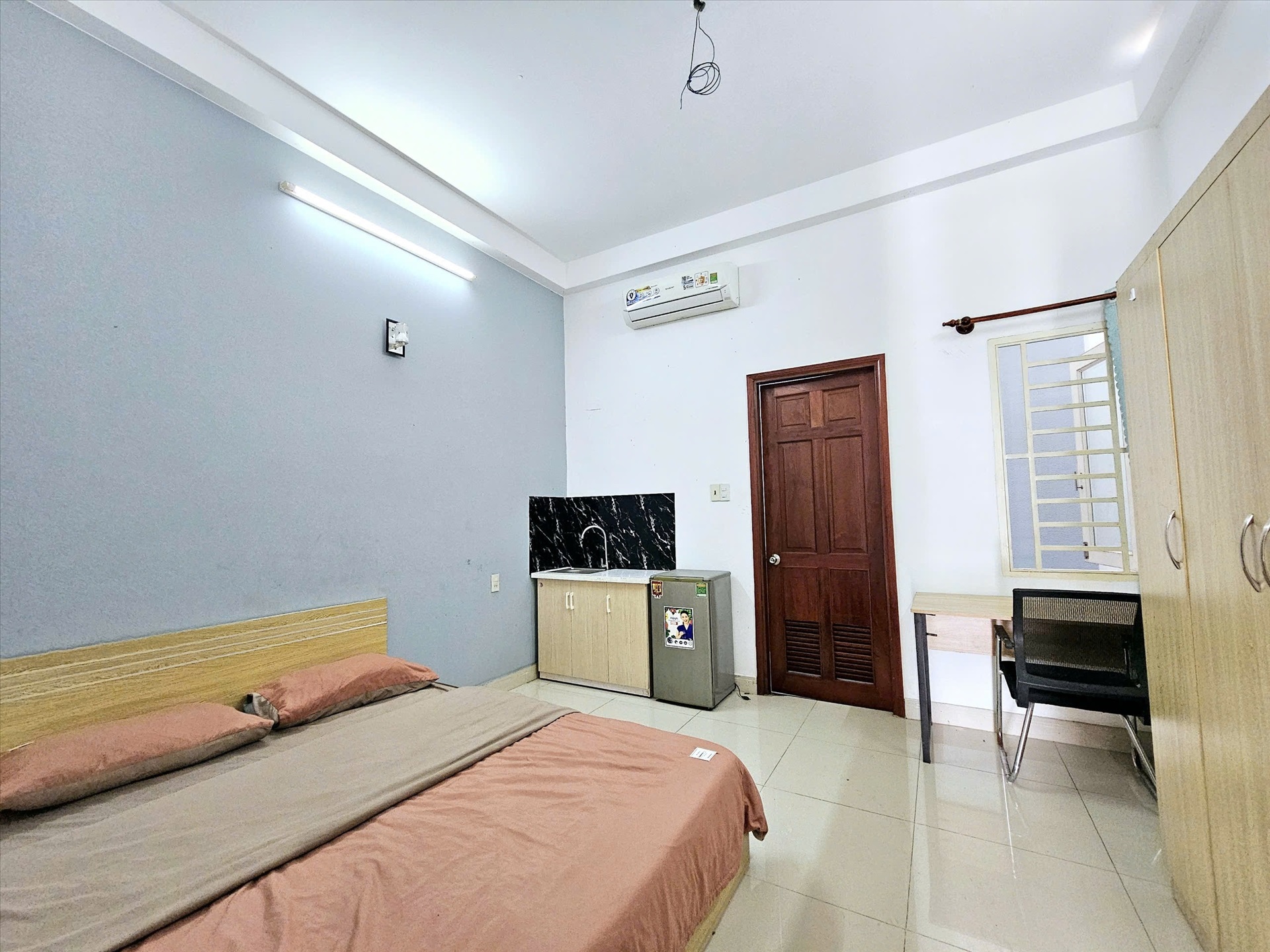 Phòng trọ Studio 28m2 tại HT House Phạm Văn Chiêu - Gò Vấp - Phòng ngủ