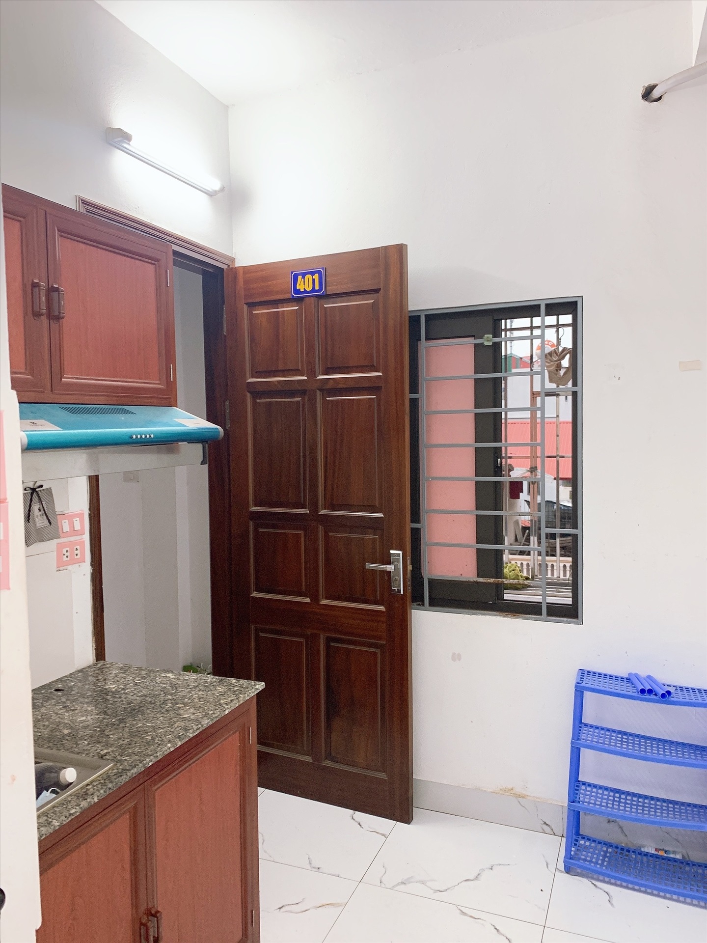 Phòng trọ Studio 25m2 tại AT Home Trần Duy Hưng - Cầu Giấy - Phòng bếp