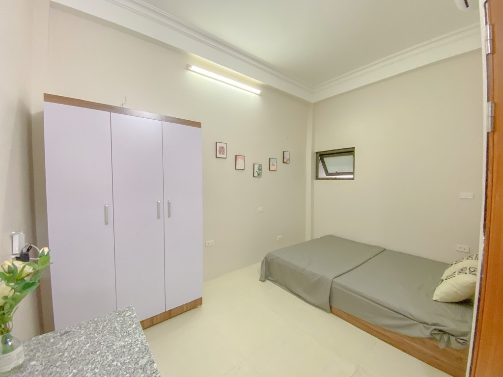 Phòng trọ Studio 25m2 tại AT Home Dương Quảng Hàm - Cầu Giấy - Phòng ngủ