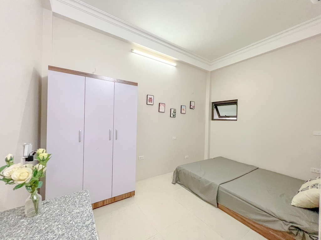 Phòng trọ Studio 25m2 tại AT Home Dương Quảng Hàm - Cầu Giấy - Phòng ngủ