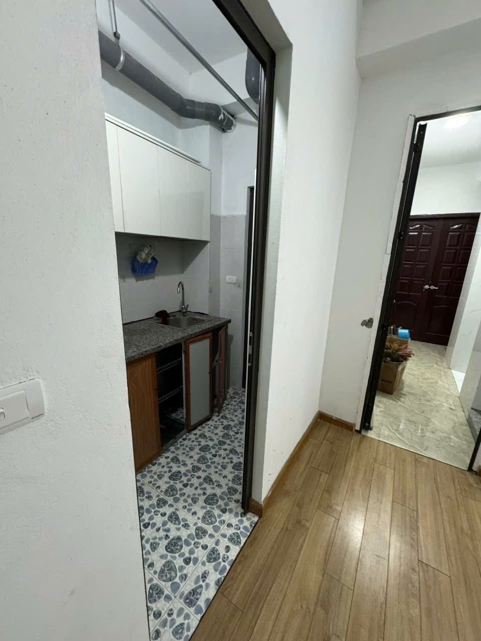 Phòng trọ Studio 25m2 tại TH Apartment Mỹ Đình - Nam Từ Liêm - Phòng bếp
