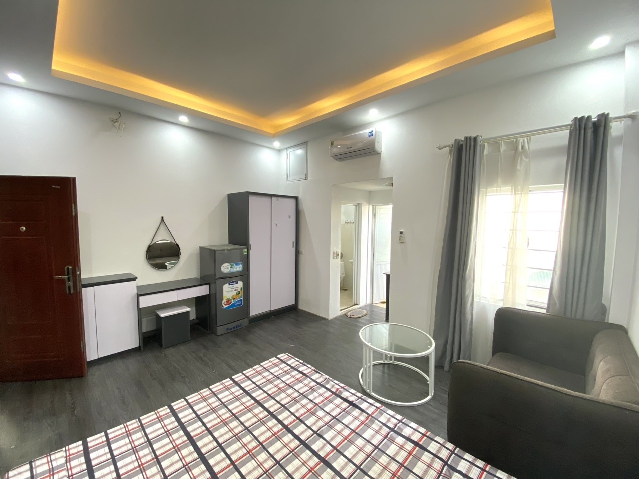 Phòng trọ Studio 23m2 tại NT House Phú Đô - Nam Từ Liêm - Phòng khách