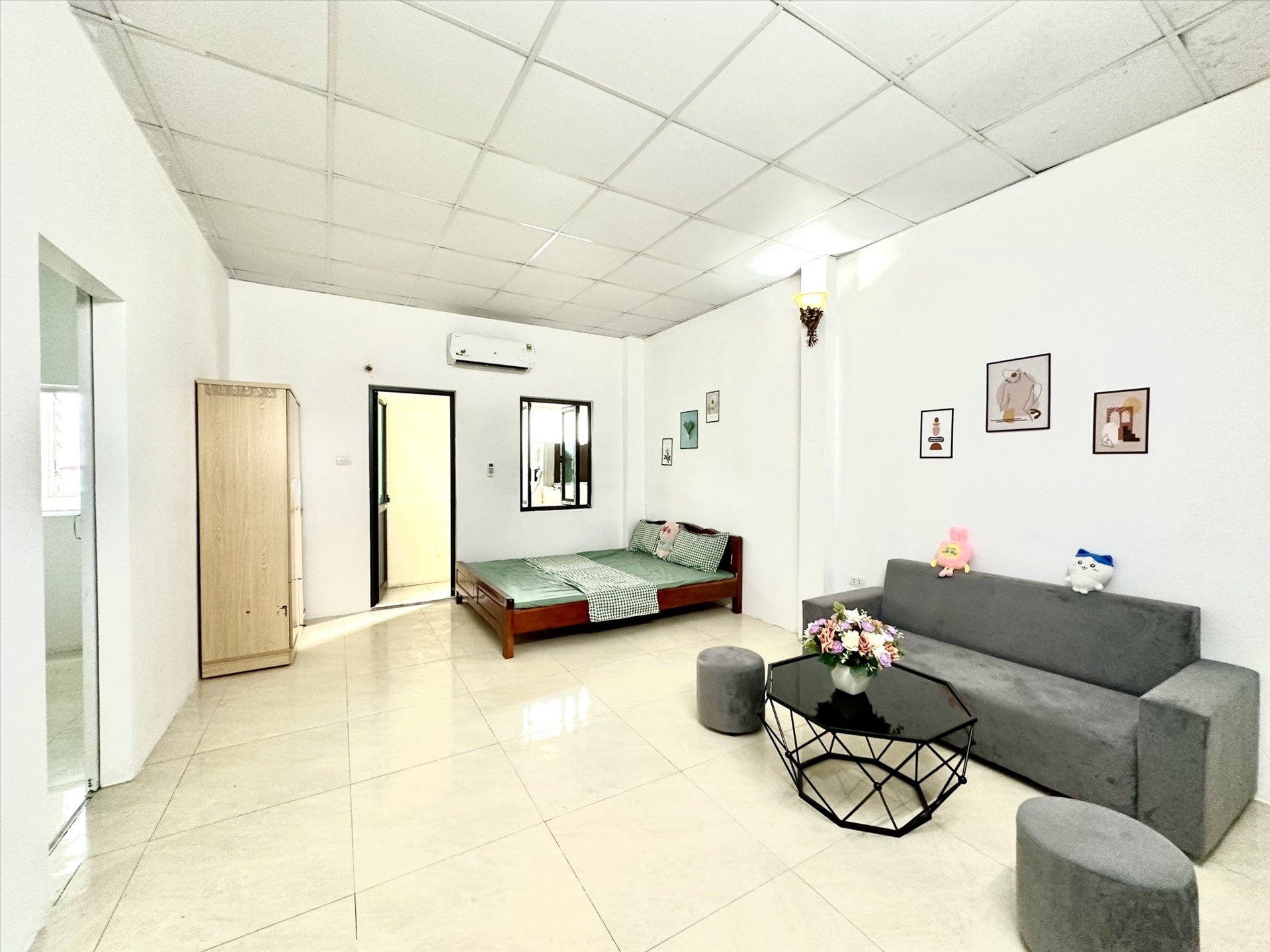 Phòng trọ 1 Phòng ngủ 35m2 tại Time House Tăng Thiết Giáp - Bắc Từ Liêm - Phòng khách