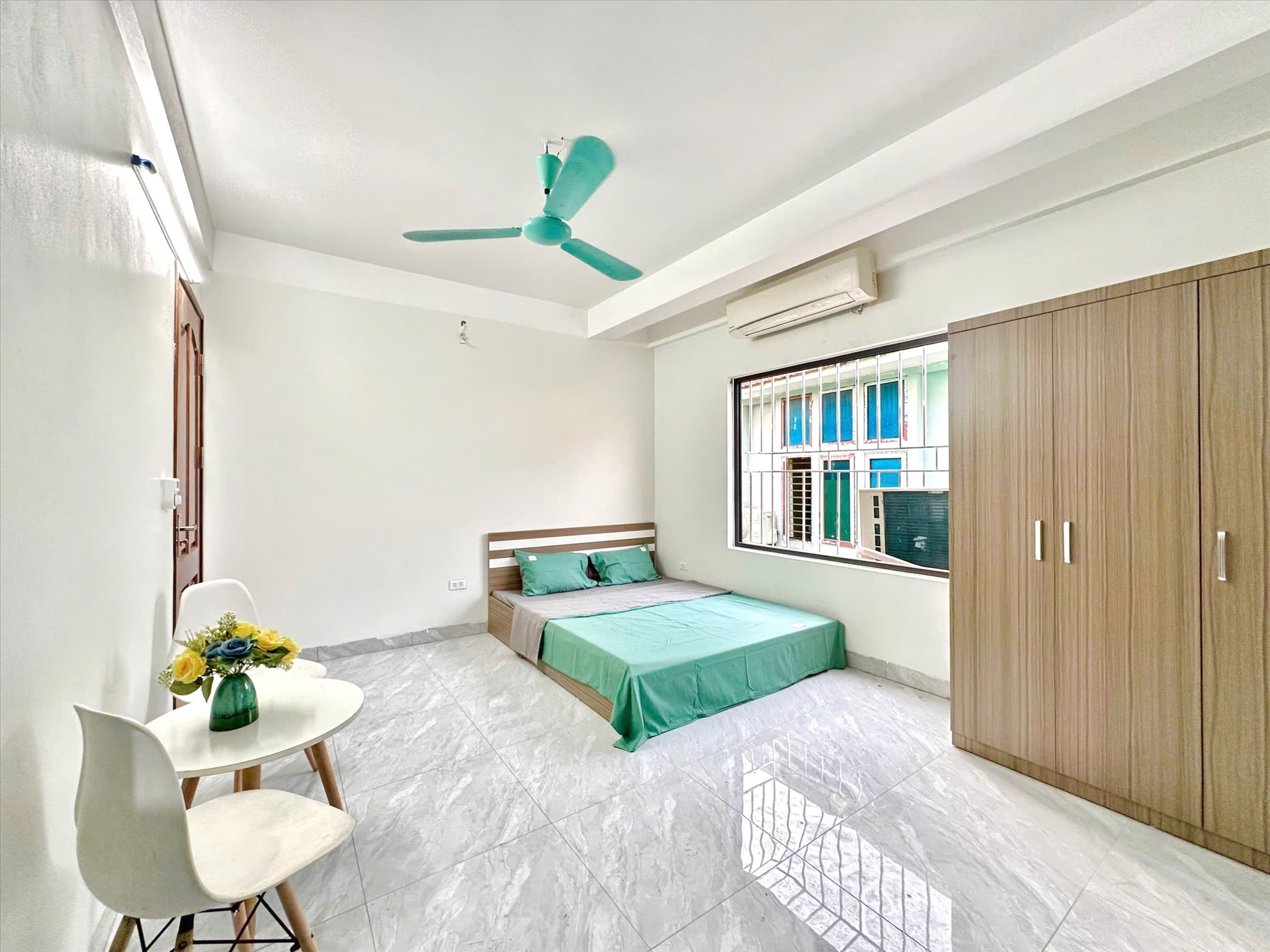 Phòng trọ Studio 30m2 tại Time House 2 Cầu Diễn - Bắc Từ Liêm - Phòng ngủ