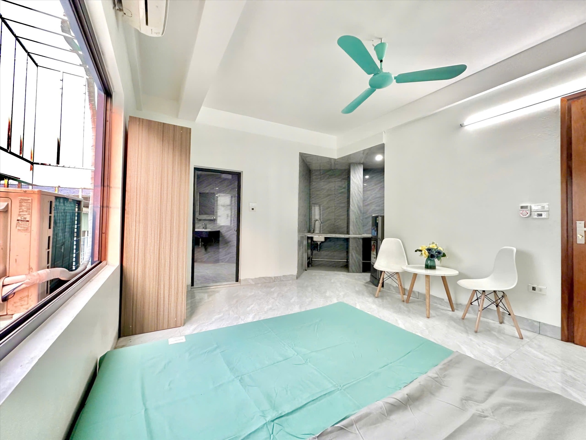 Phòng trọ Studio 30m2 tại Time House 2 Cầu Diễn - Bắc Từ Liêm - Phòng khách