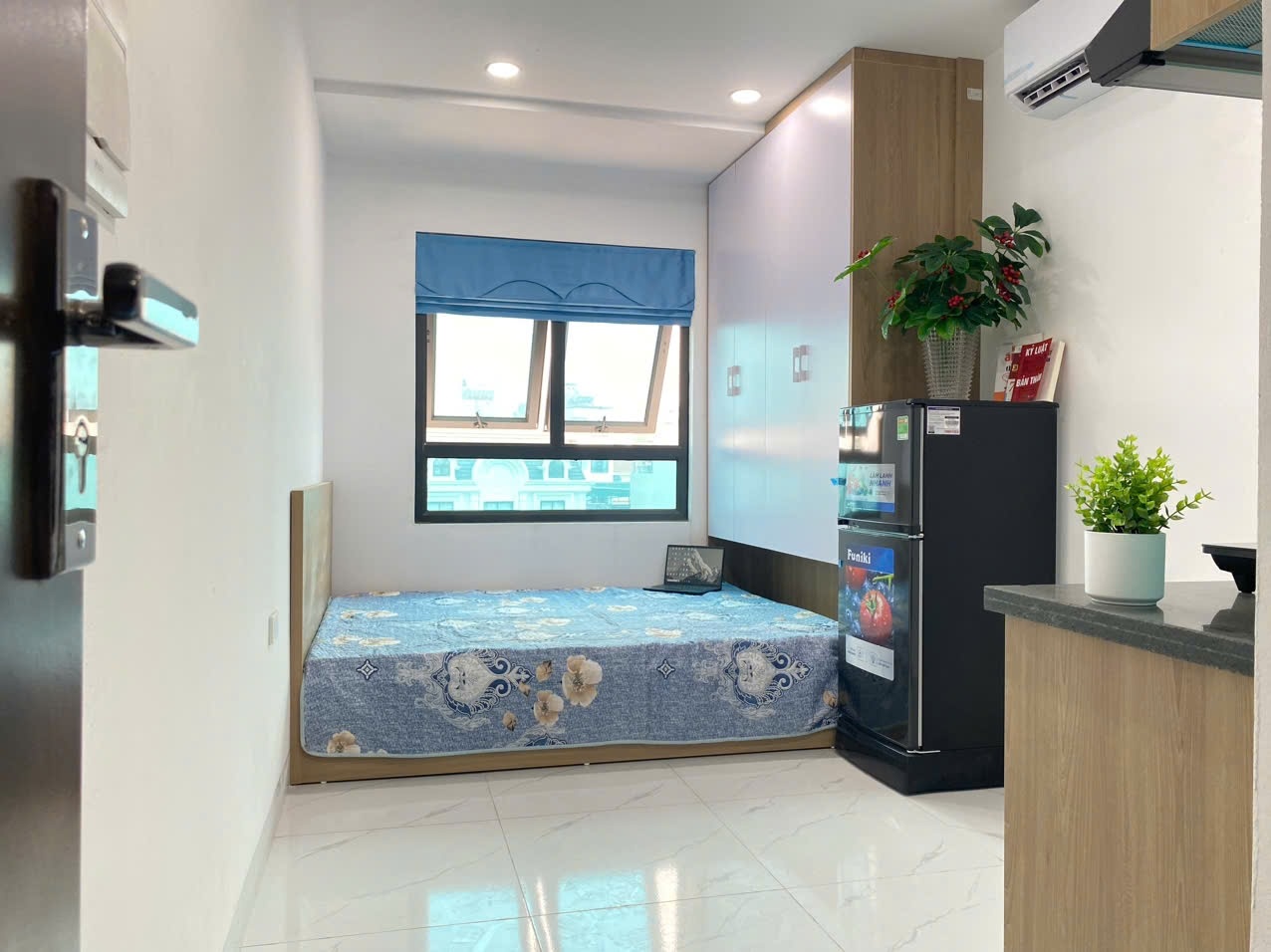 Phòng trọ Studio 25m2 tại NT House Trịnh Văn Bô - Nam Từ Liêm - Phòng ngủ