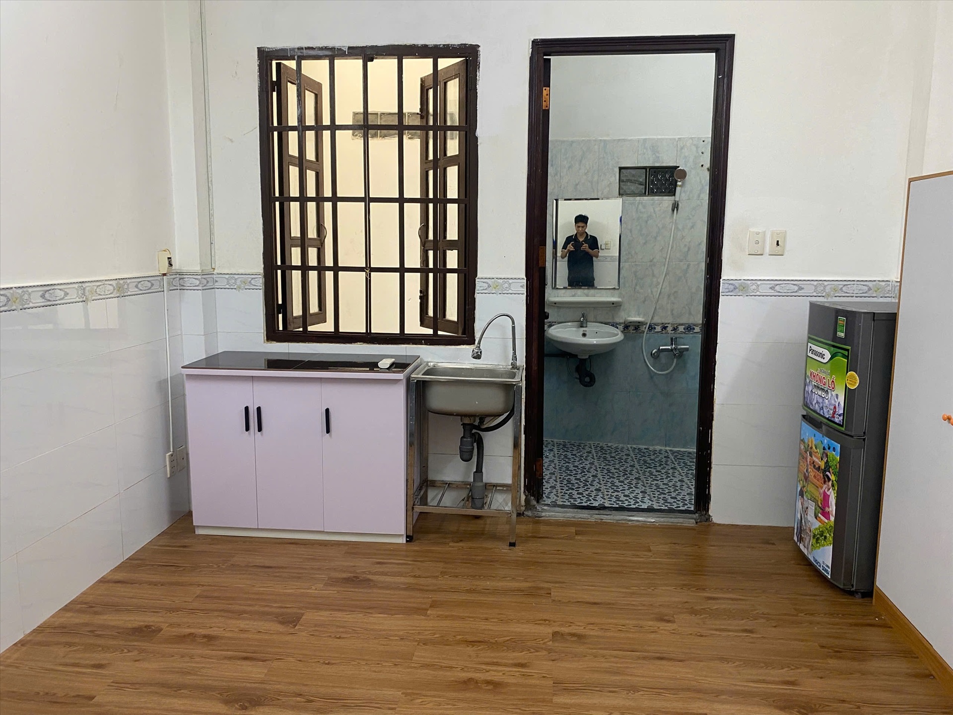 Phòng trọ Studio 25m2 tại GH House Nguyễn Gia Trí - Bình Thạnh - Phòng ngủ
