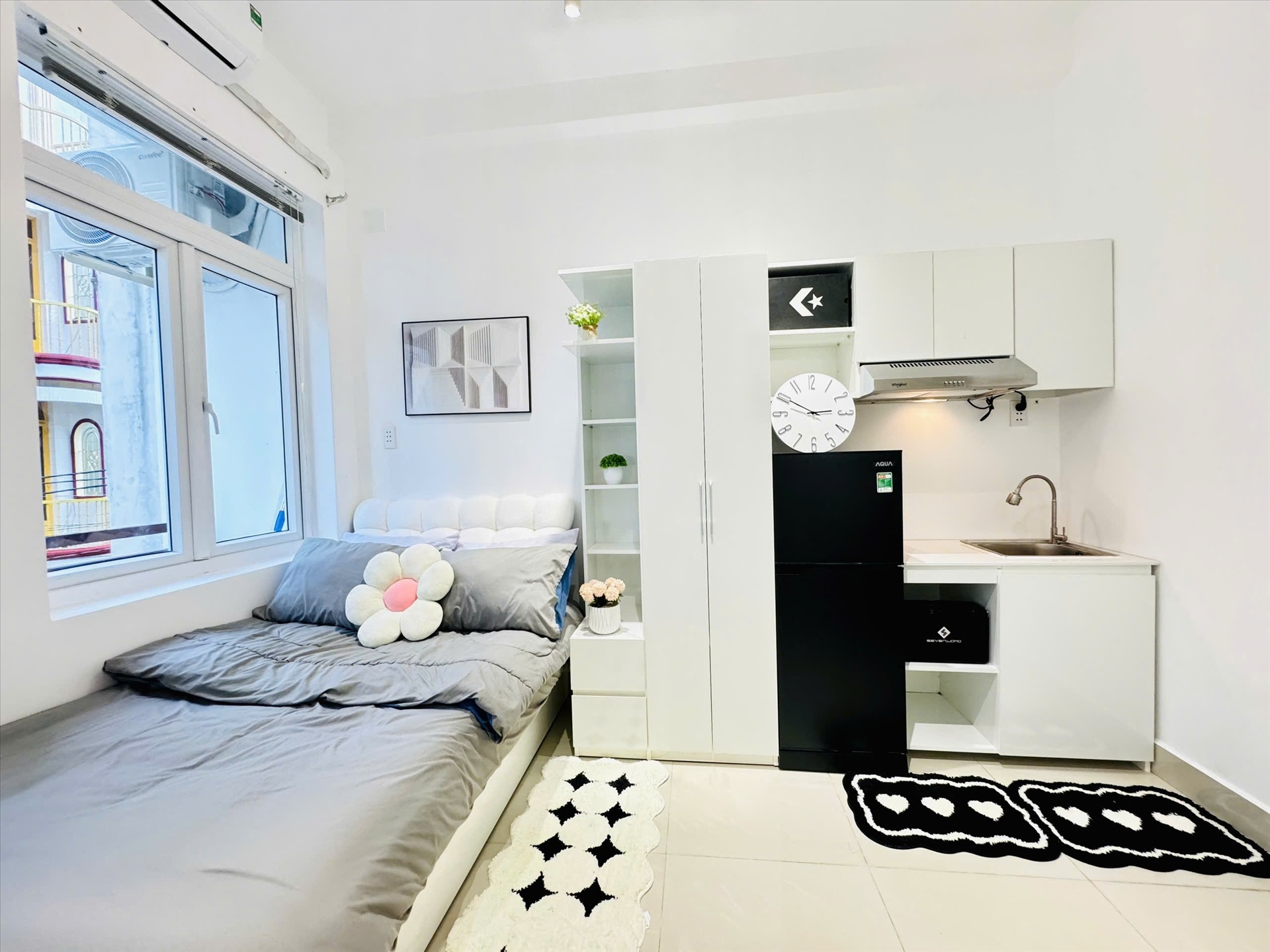 Phòng trọ Studio 28m2 tại AT House Huỳnh Văn Bánh - Phú Nhuận - Phòng ngủ