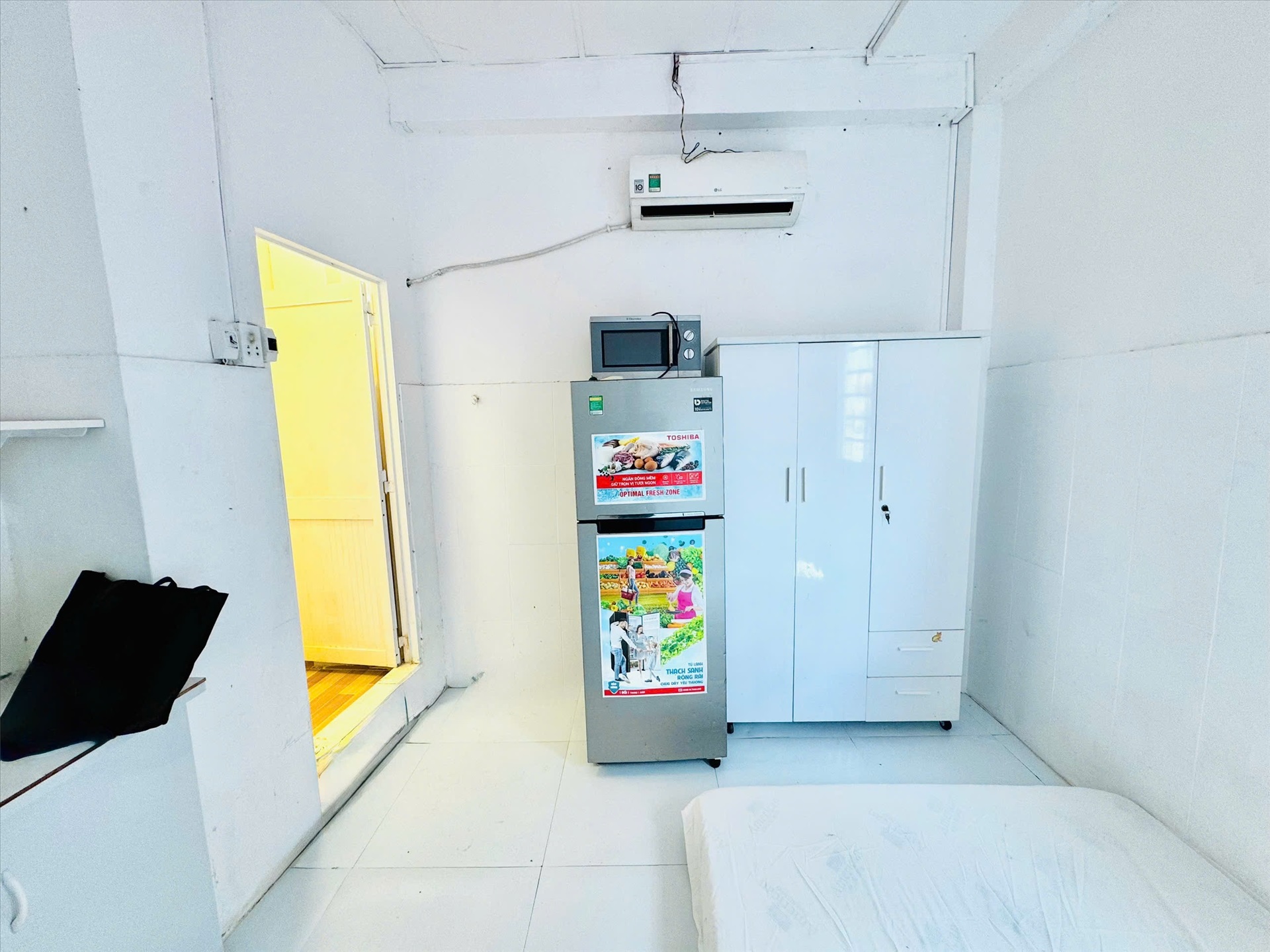 Phòng trọ Studio 15m2 tại AP Home Chu Văn An - Bình Thạnh - Phòng ngủ
