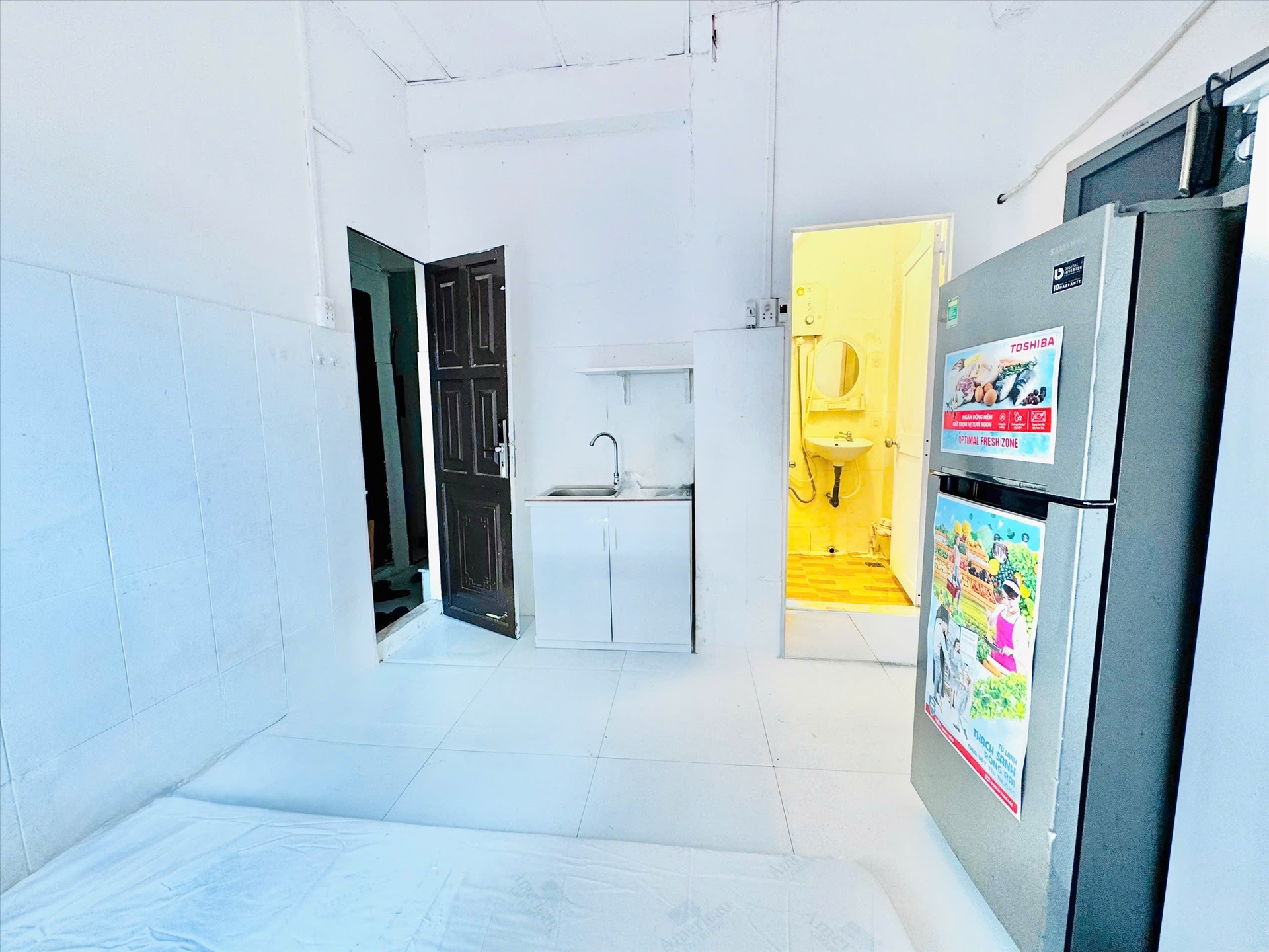 Phòng trọ Studio 15m2 tại AP Home Chu Văn An - Bình Thạnh - Phòng ngủ