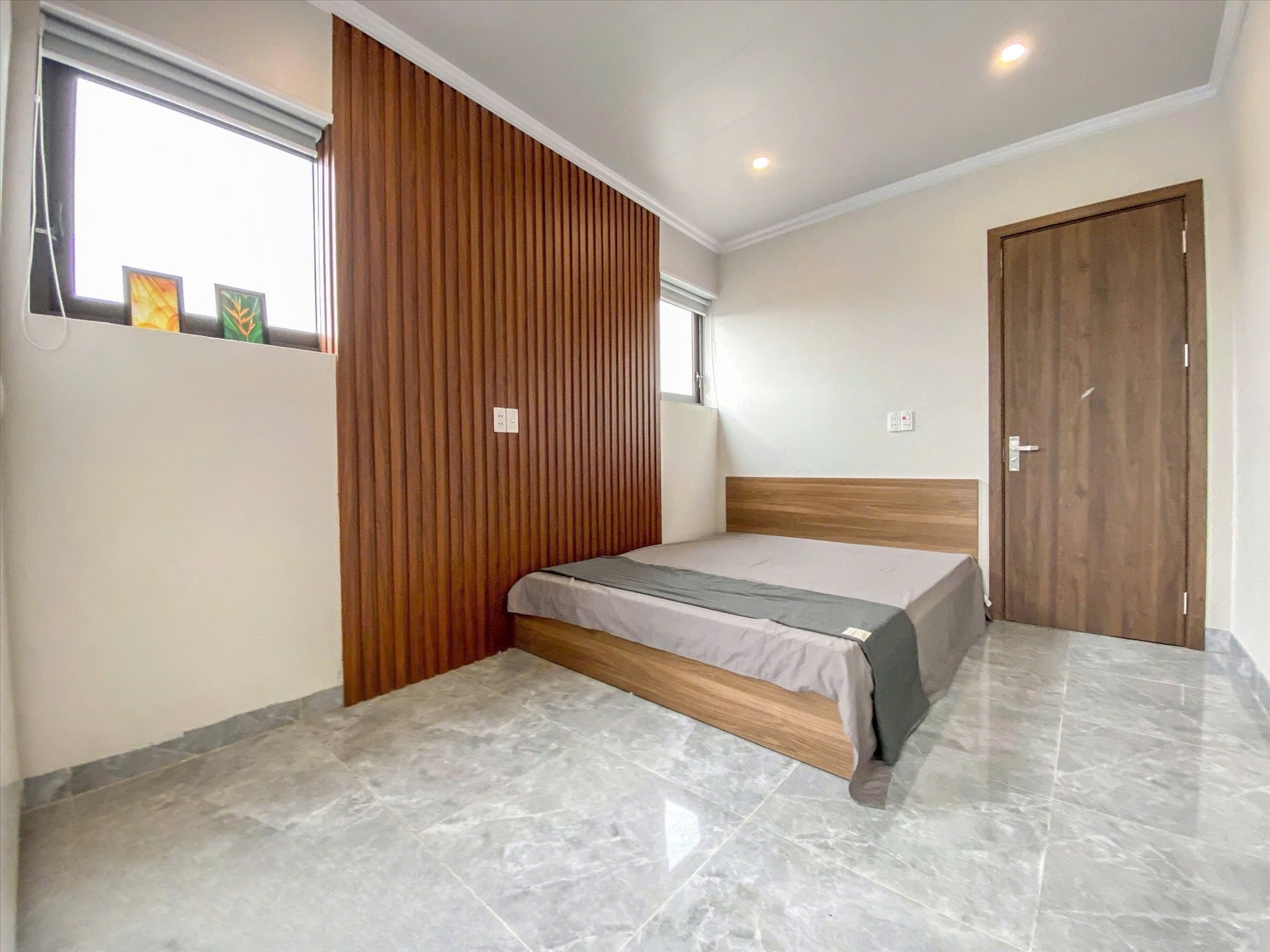 Phòng trọ Studio 30m2 tại RenHouse 3 Trần Thái Tông - Cầu Giấy - Phòng ngủ