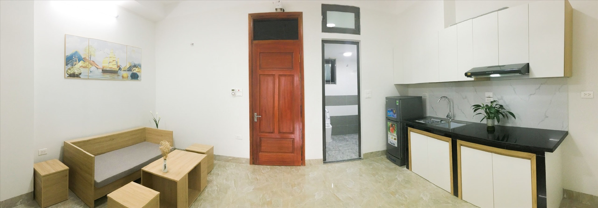 Phòng trọ 2 Phòng ngủ 65m2 tại RenHouse 2 Cầu Giấy - Cầu Giấy - Phòng khách