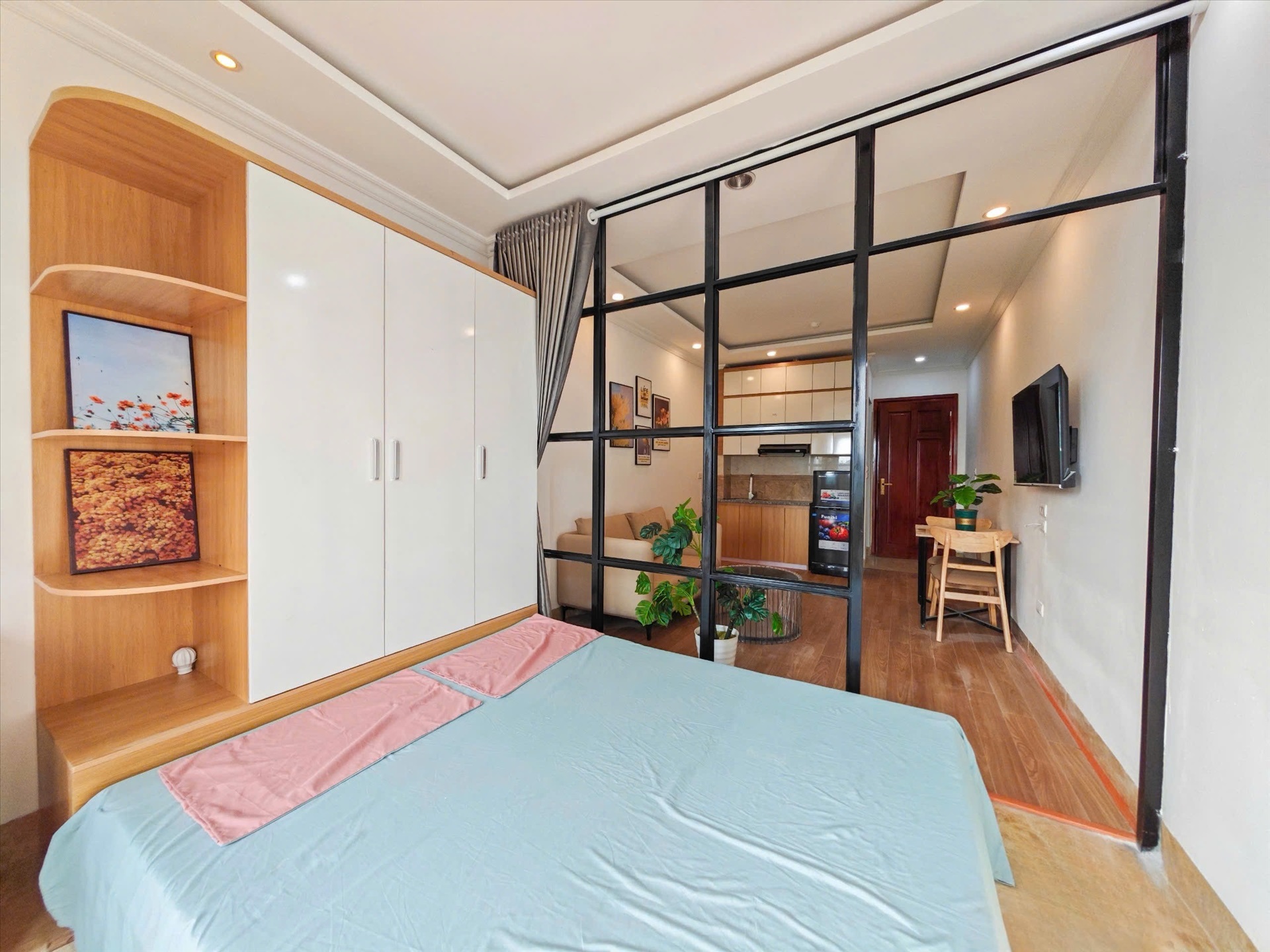 Phòng trọ 1 Phòng ngủ 35m2 tại RenHouse Nguyễn Quốc Trị - Cầu Giấy - Phòng ngủ