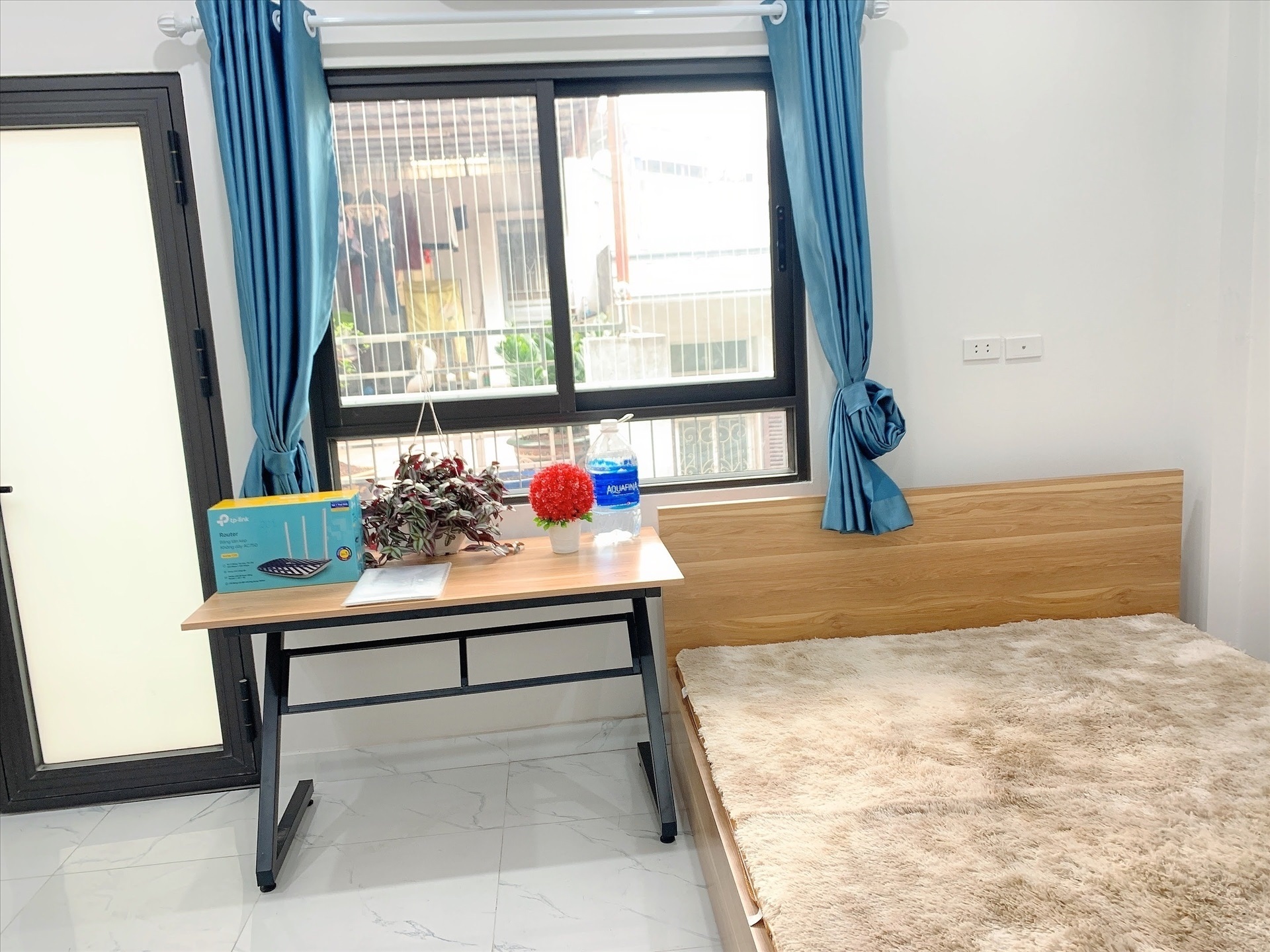 Phòng trọ Studio 30m2 tại AT Home Giảng Võ - Ba Đình - Phòng ngủ