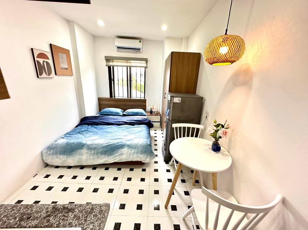 Phòng trọ Studio 20m2 tại Blue Homes Thịnh Hào 1 - Đống Đa - Phòng khách