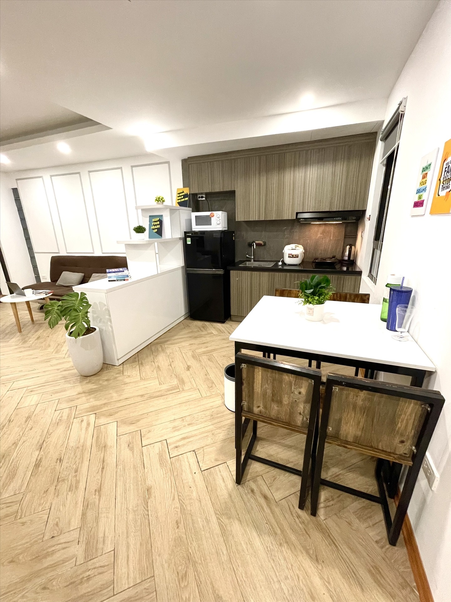 Phòng trọ 1 Phòng ngủ 55m2 tại Airstay Yên Hoa - Tây Hồ - Phòng bếp