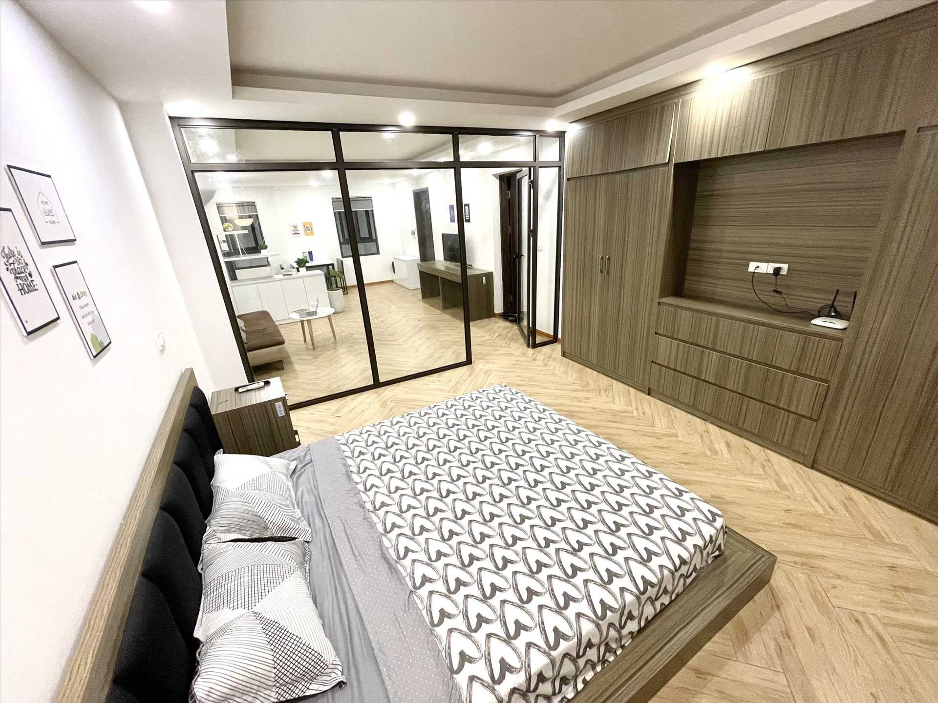 Phòng trọ 1 Phòng ngủ 55m2 tại Airstay Yên Hoa - Tây Hồ - Phòng ngủ