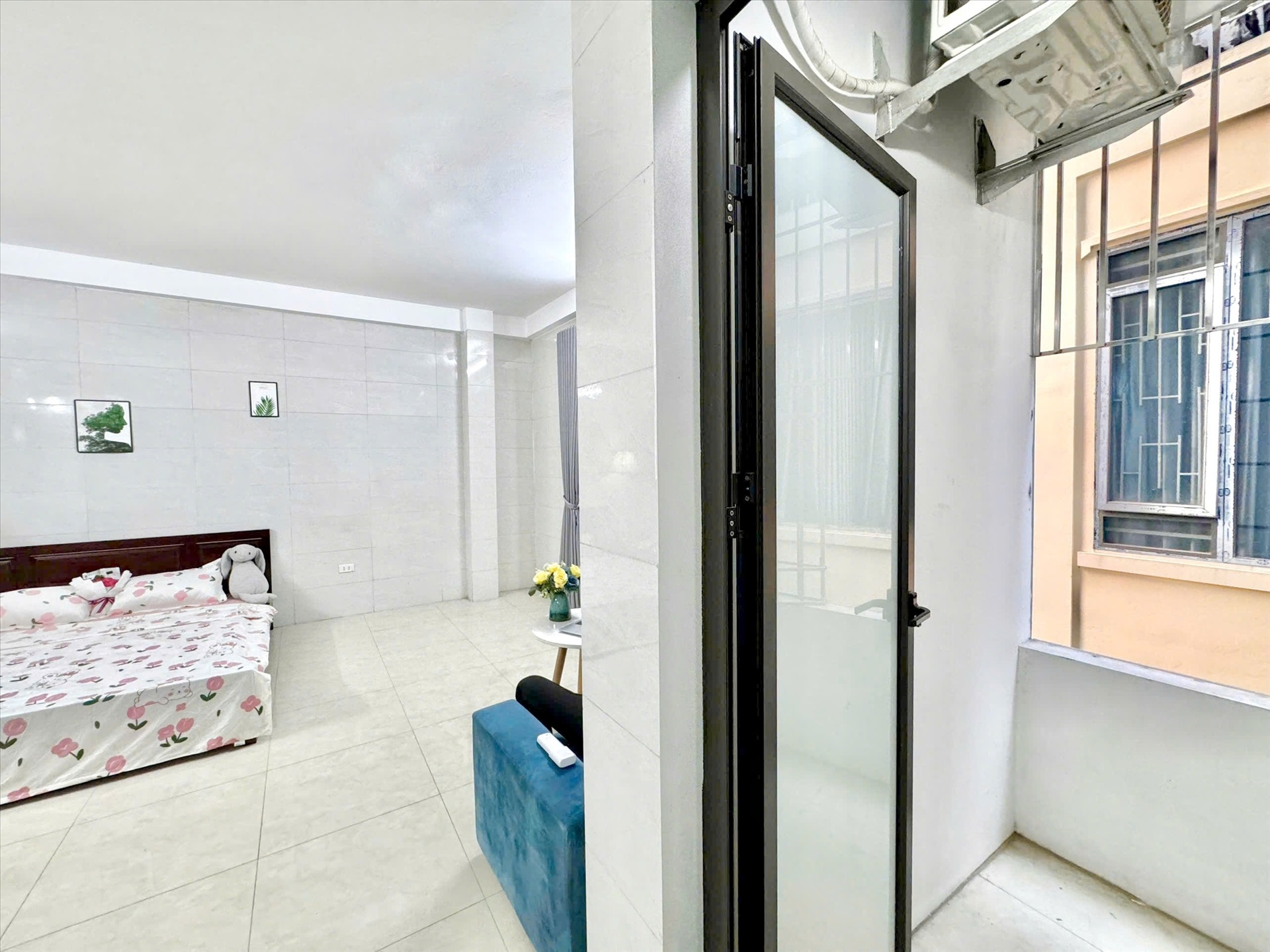 Phòng trọ Studio 30m2 tại Time House 4 Cầu Diễn - Bắc Từ Liêm - Phòng ngủ