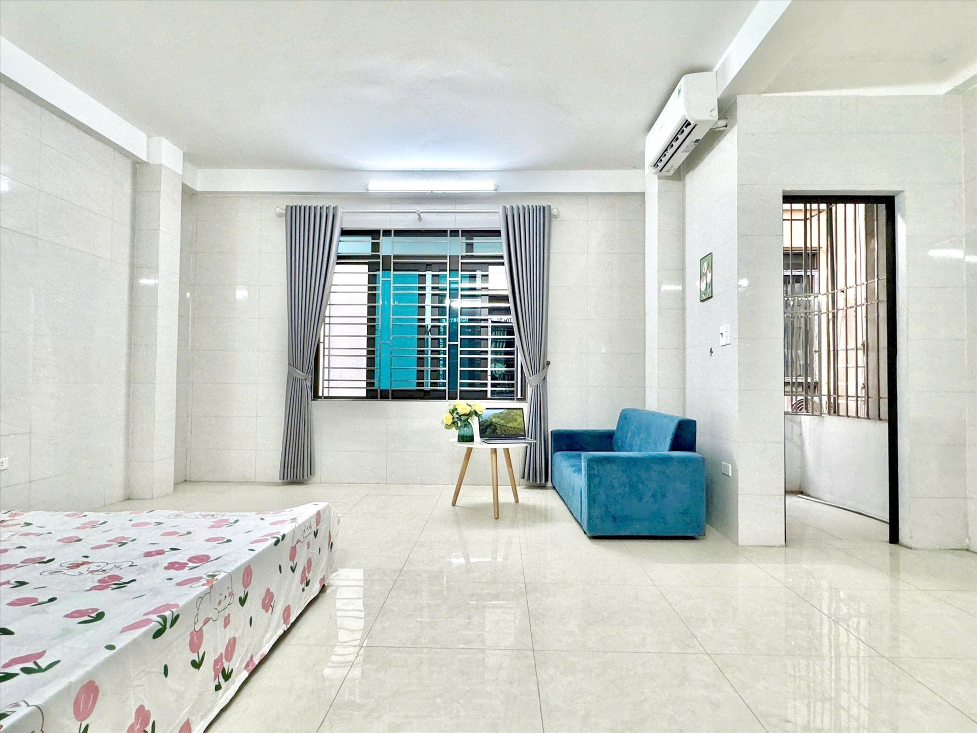 Phòng trọ Studio 30m2 tại Time House 4 Cầu Diễn - Bắc Từ Liêm - Phòng ngủ