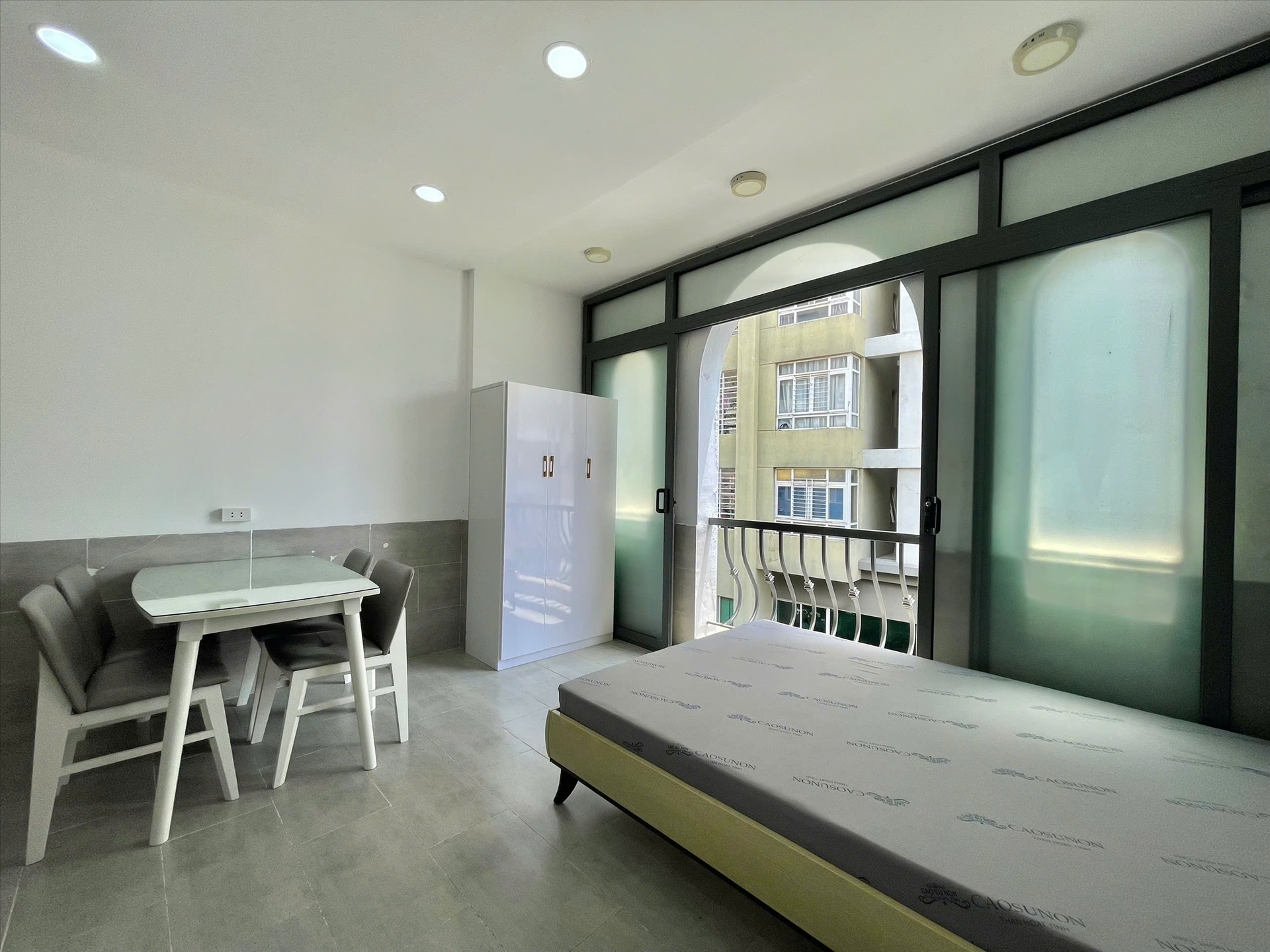 Phòng trọ Studio 25m2 tại Bhome Nguyễn Văn Thương - Bình Thạnh - Phòng ngủ