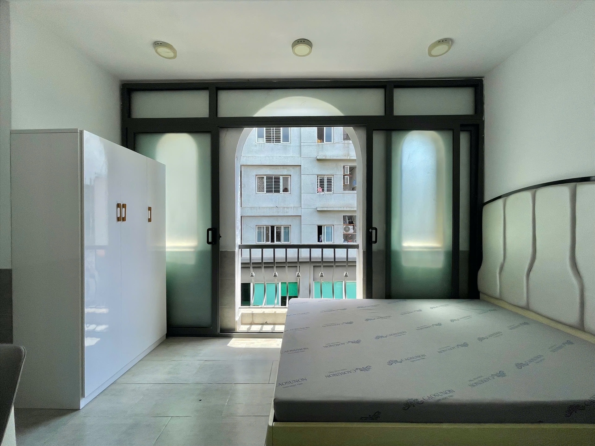 Phòng trọ Studio 25m2 tại Bhome Nguyễn Văn Thương - Bình Thạnh - Phòng ngủ