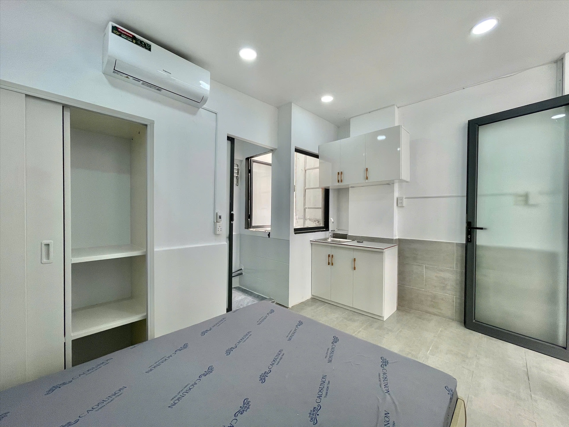 Phòng trọ Studio 20m2 tại Bhome Nguyễn Văn Thương - Bình Thạnh - Phòng ngủ