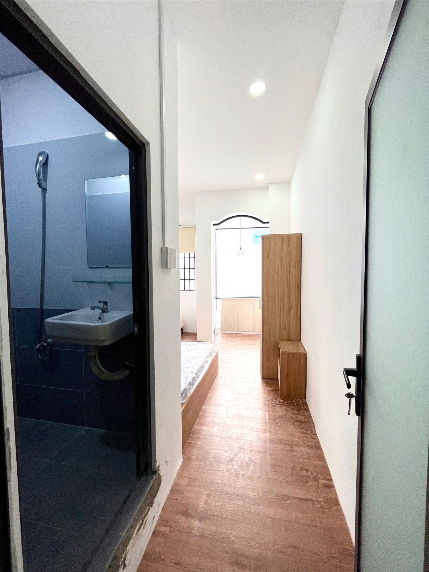 Phòng trọ Studio 30m2 tại AB Home Lộc Hưng - Tân Bình - Phòng ngủ