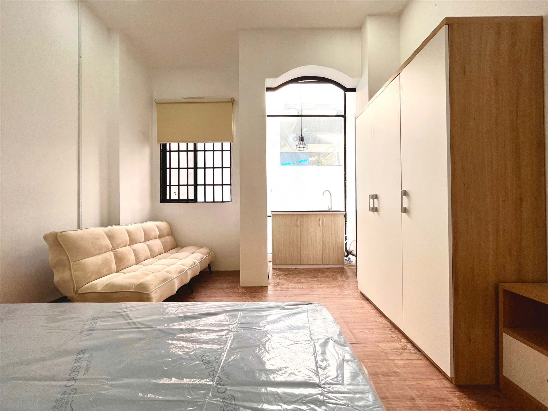 Phòng trọ Studio 30m2 tại AB Home Lộc Hưng - Tân Bình - Phòng ngủ
