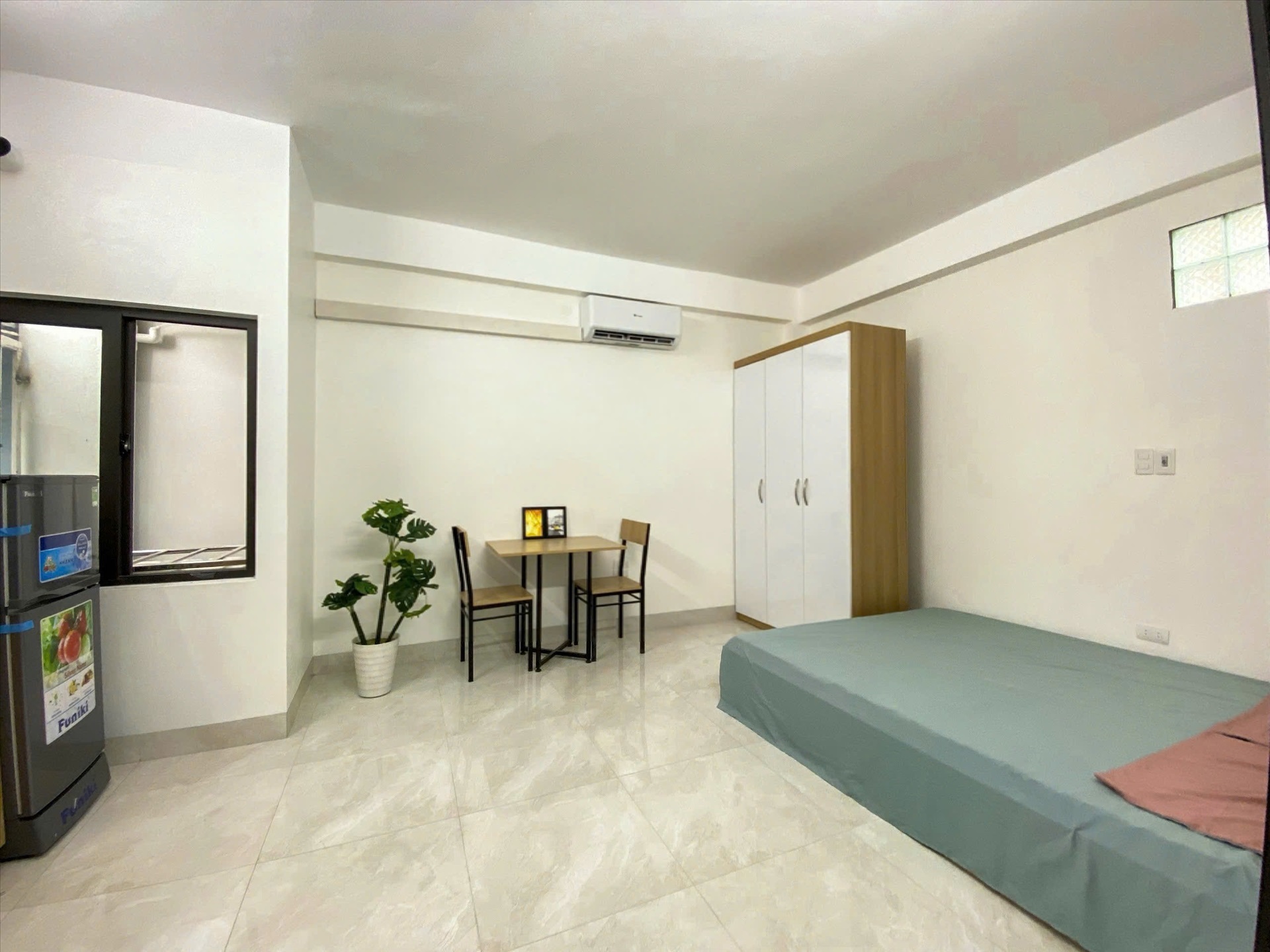 Phòng trọ Studio 28m2 tại RenHouse 4 Mỹ Đình - Nam Từ Liêm - Phòng ngủ
