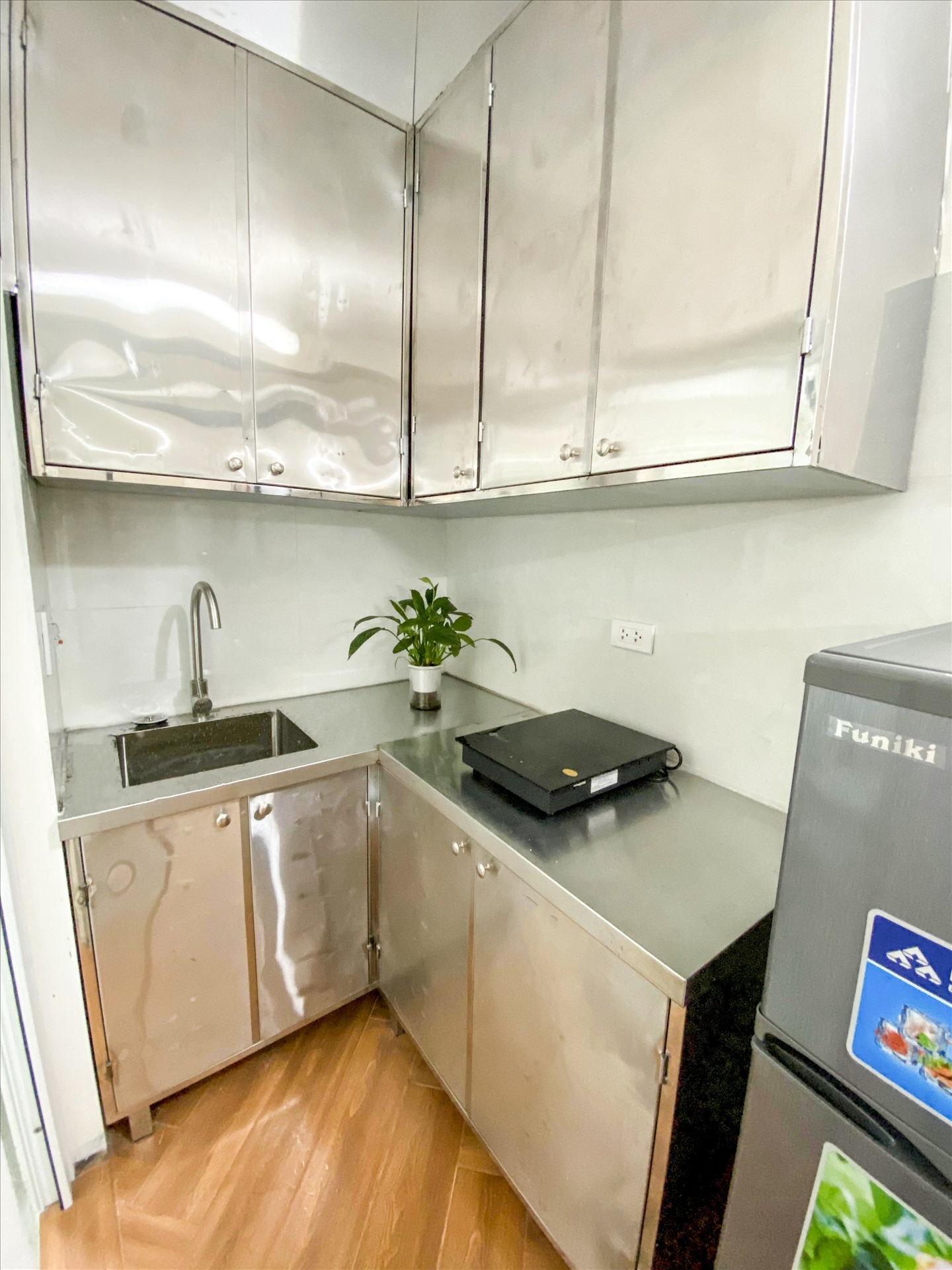 Phòng trọ Studio 25m2 tại RenHouse Mai Dịch - Cầu Giấy - Phòng bếp