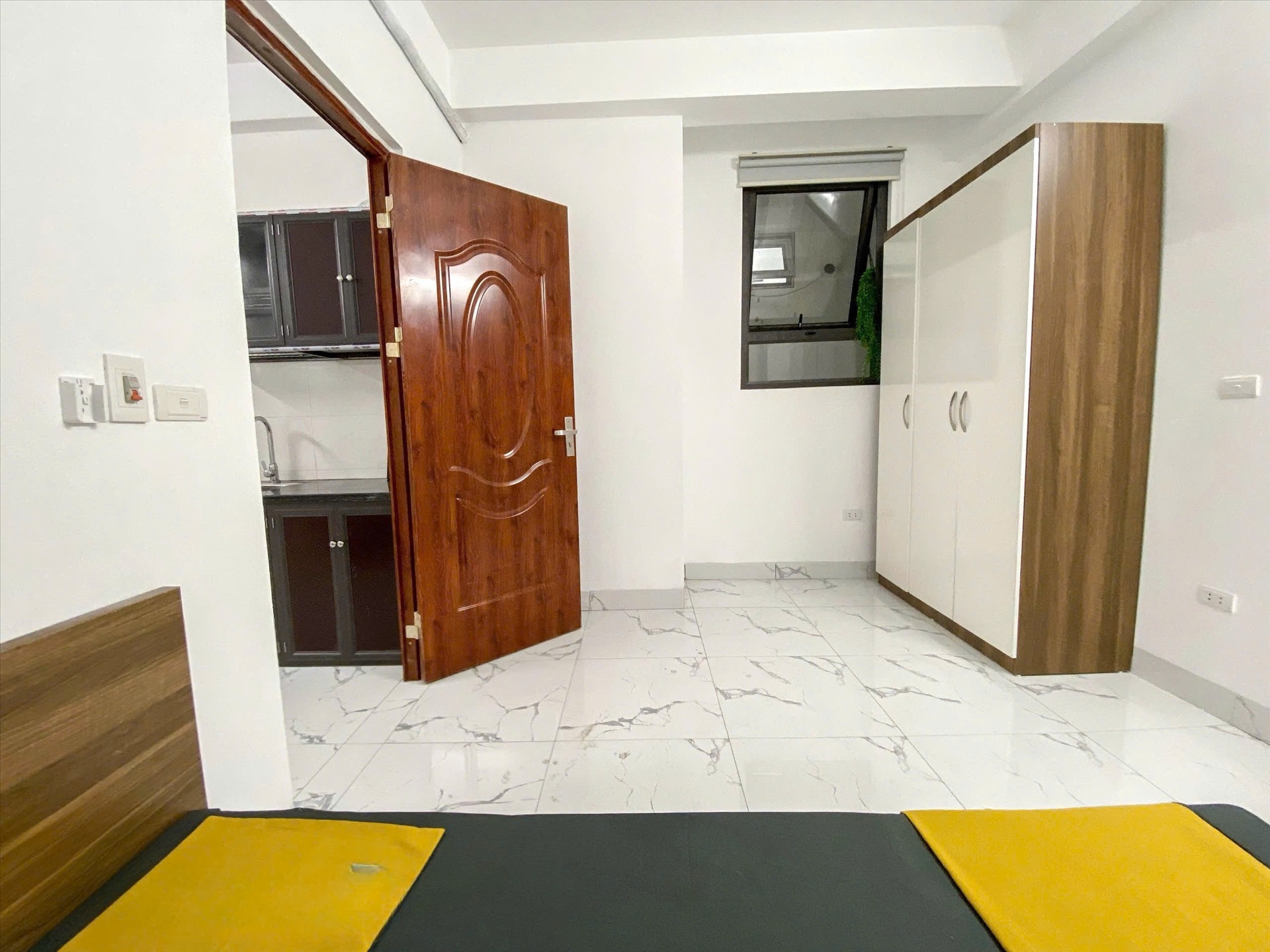 Phòng trọ 1 Phòng ngủ 35m2 tại RenHouse 2 Đại Lộ Thăng Long - Nam Từ Liêm - Phòng khách